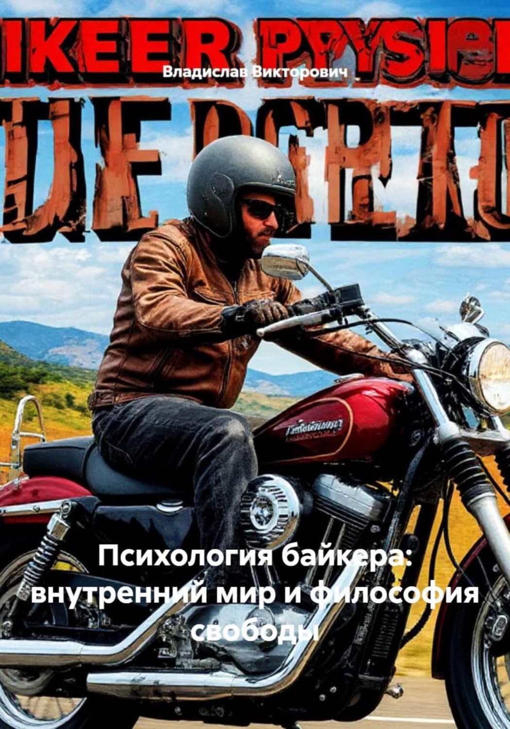Обложка книги «Психология байкера: внутренний мир и философия свободы» — Владислав