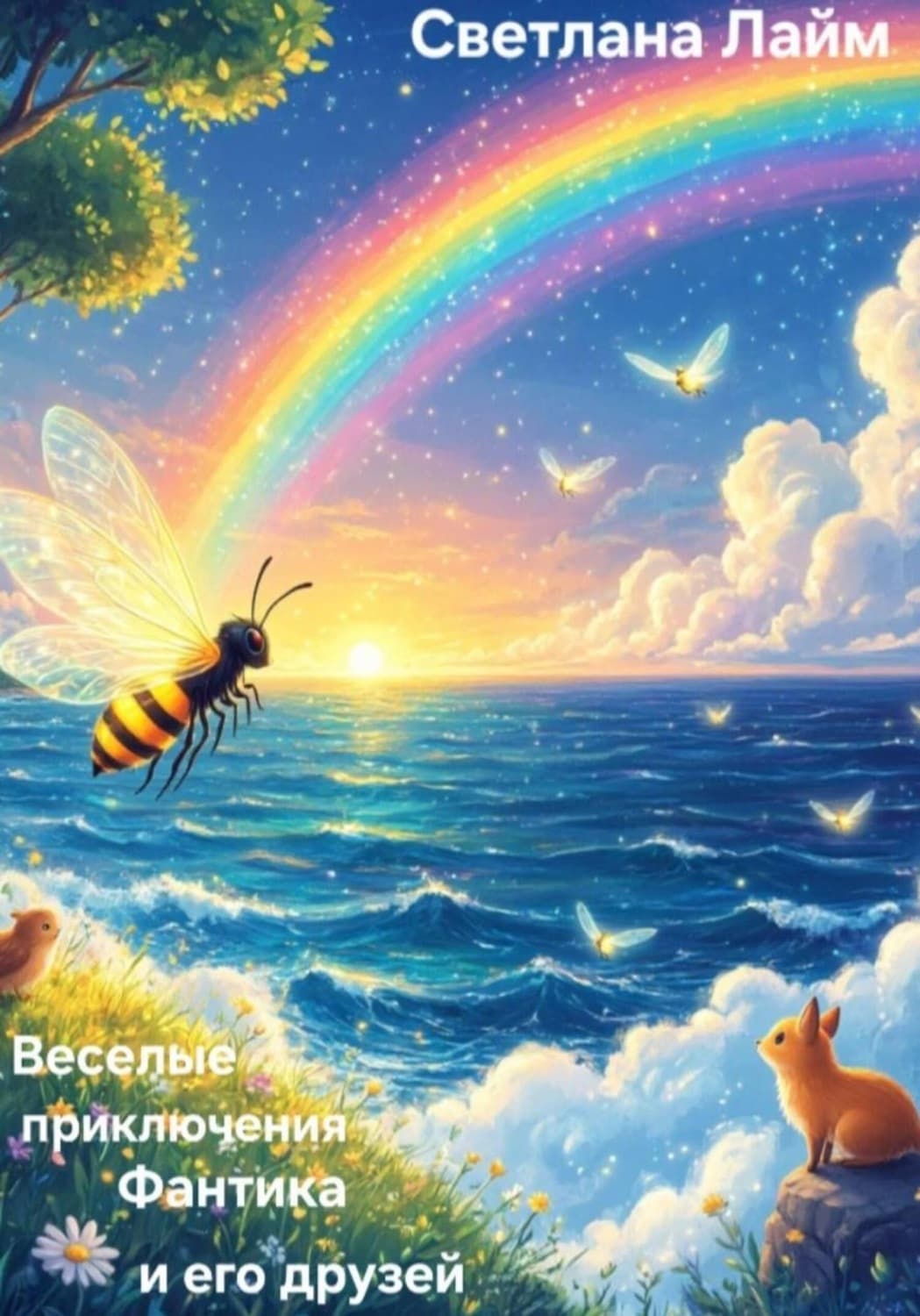 Обложка книги «Весёлые приключения Фантика и его друзей» — Сильвия Лайм