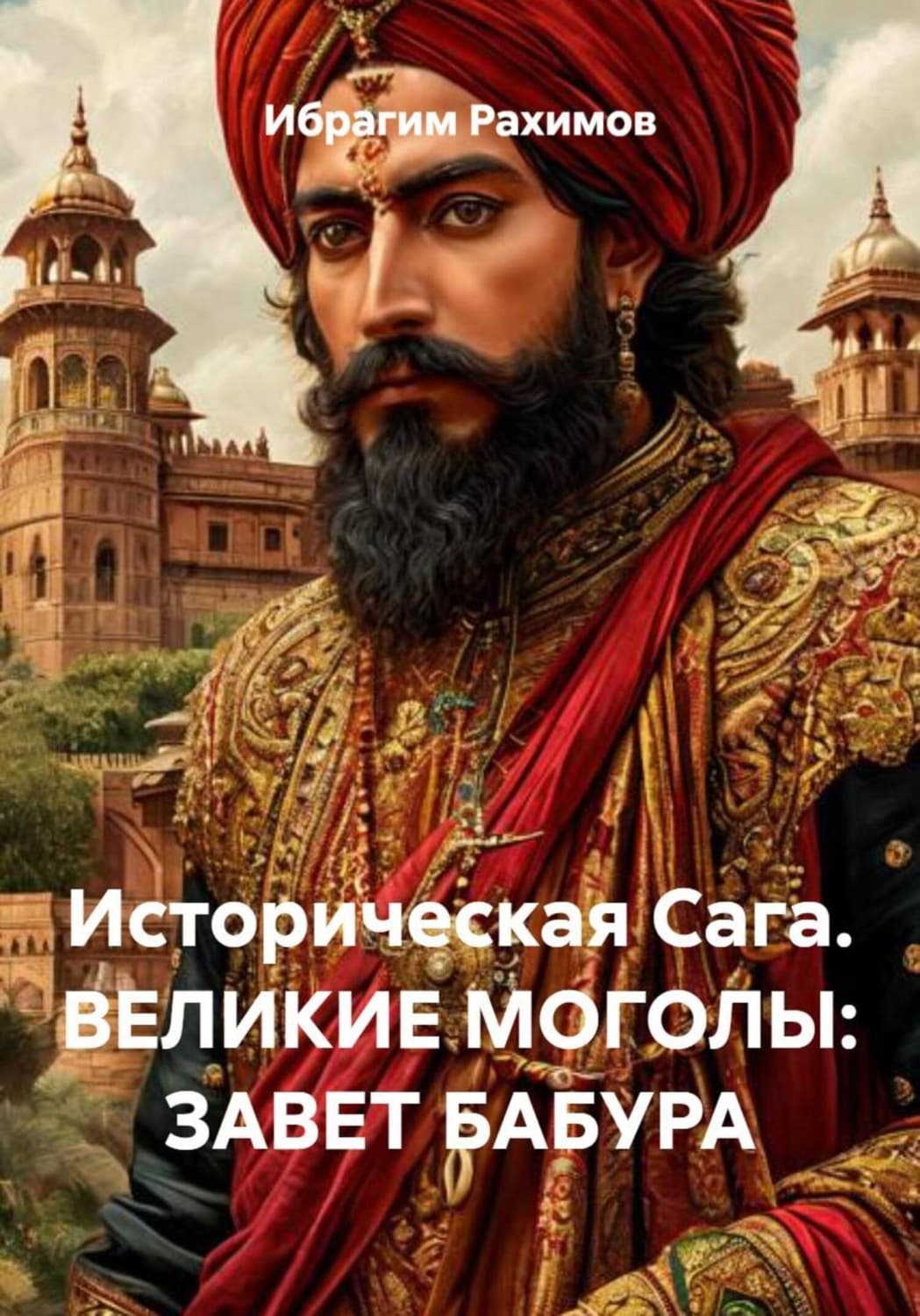 Обложка книги «Историческая Сага. ВЕЛИКИЕ МОГОЛЫ: ЗАВЕТ БАБУРА» — Ибрагим Рахимов
