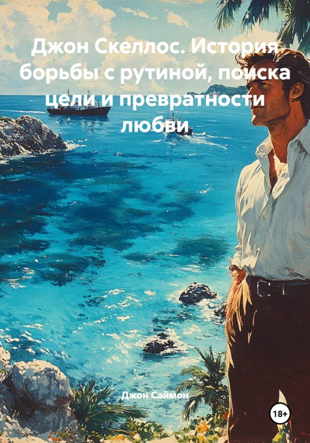 Обложка книги «Джон Скеллос. История борьбы с рутиной, поиска цели и превратности любви» — Джордж К. Саймон