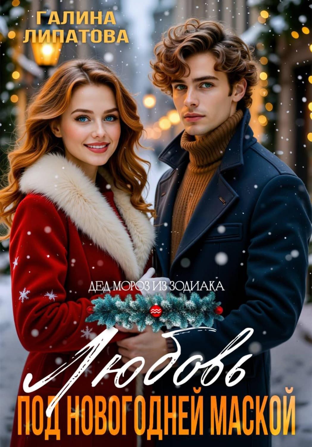 Обложка книги «Любовь под новогодней маской» — Галина Липатова