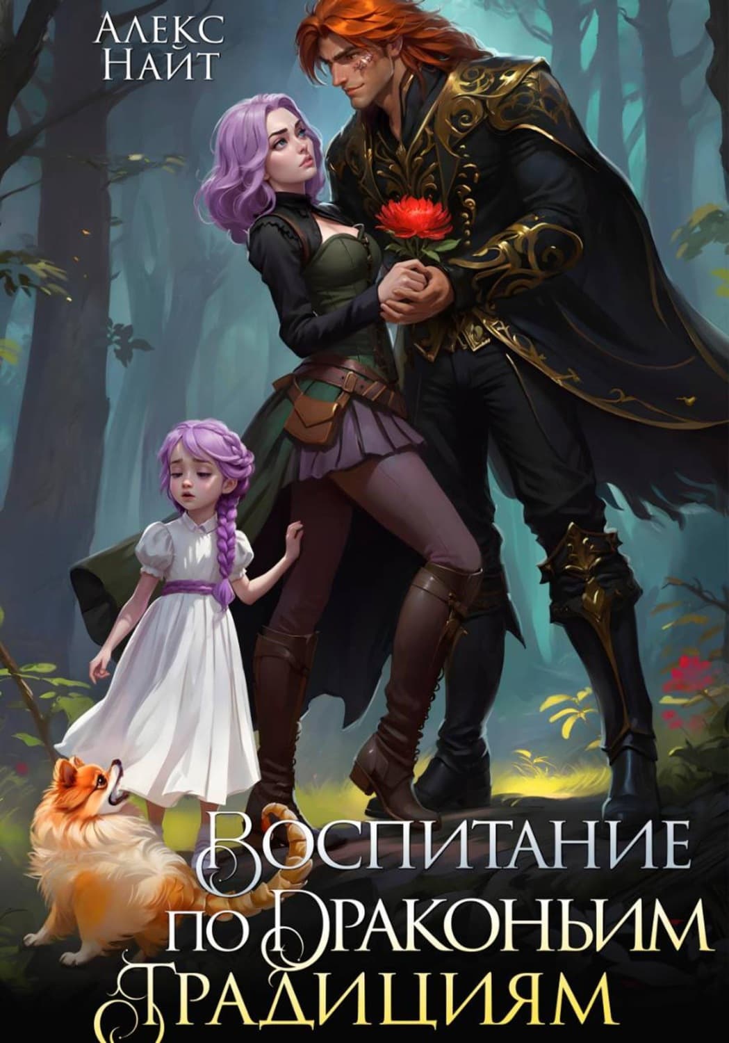 Обложка книги «Воспитание по драконьим традициям. Травница для медного лорда» — Алекс Найт