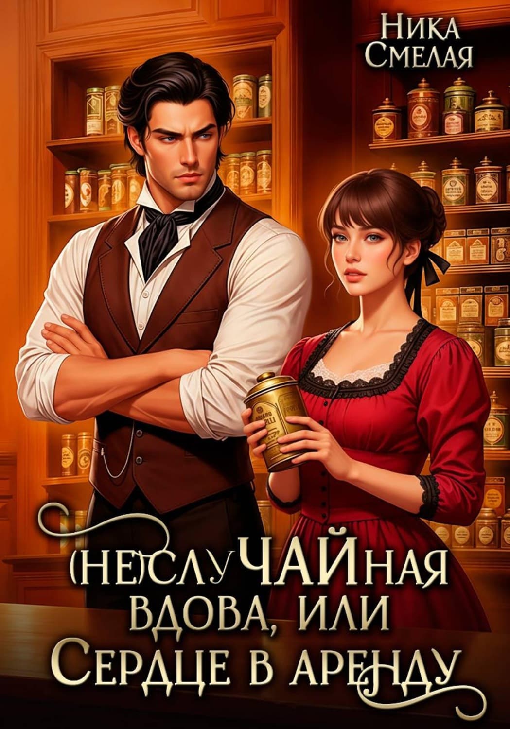 Обложка книги «(Не)слуЧАЙная вдова, или Сердце в аренду» — Ника Смелая