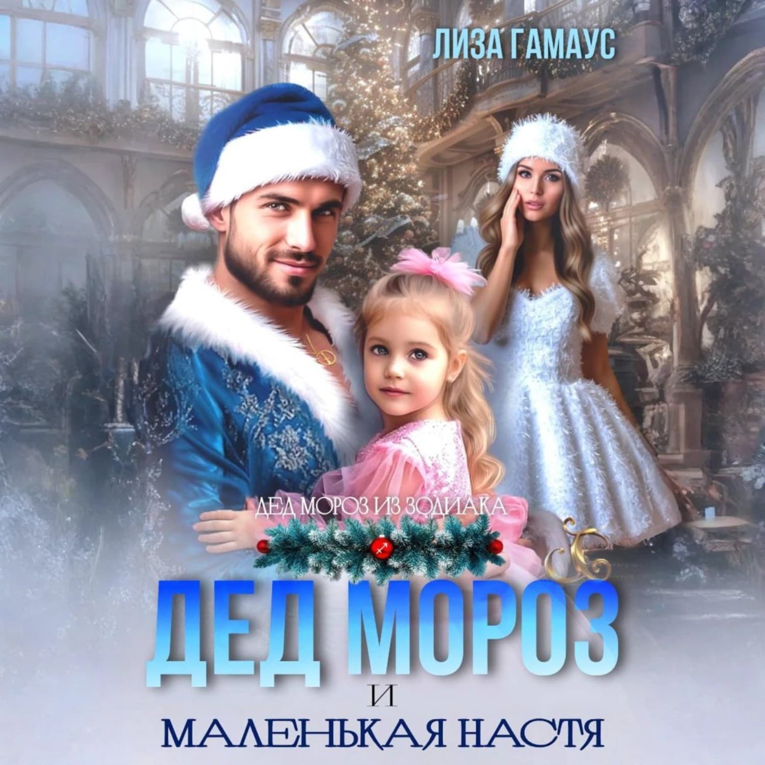 Обложка книги «Дед Мороз и маленькая Настя» — Лиза Гамаус