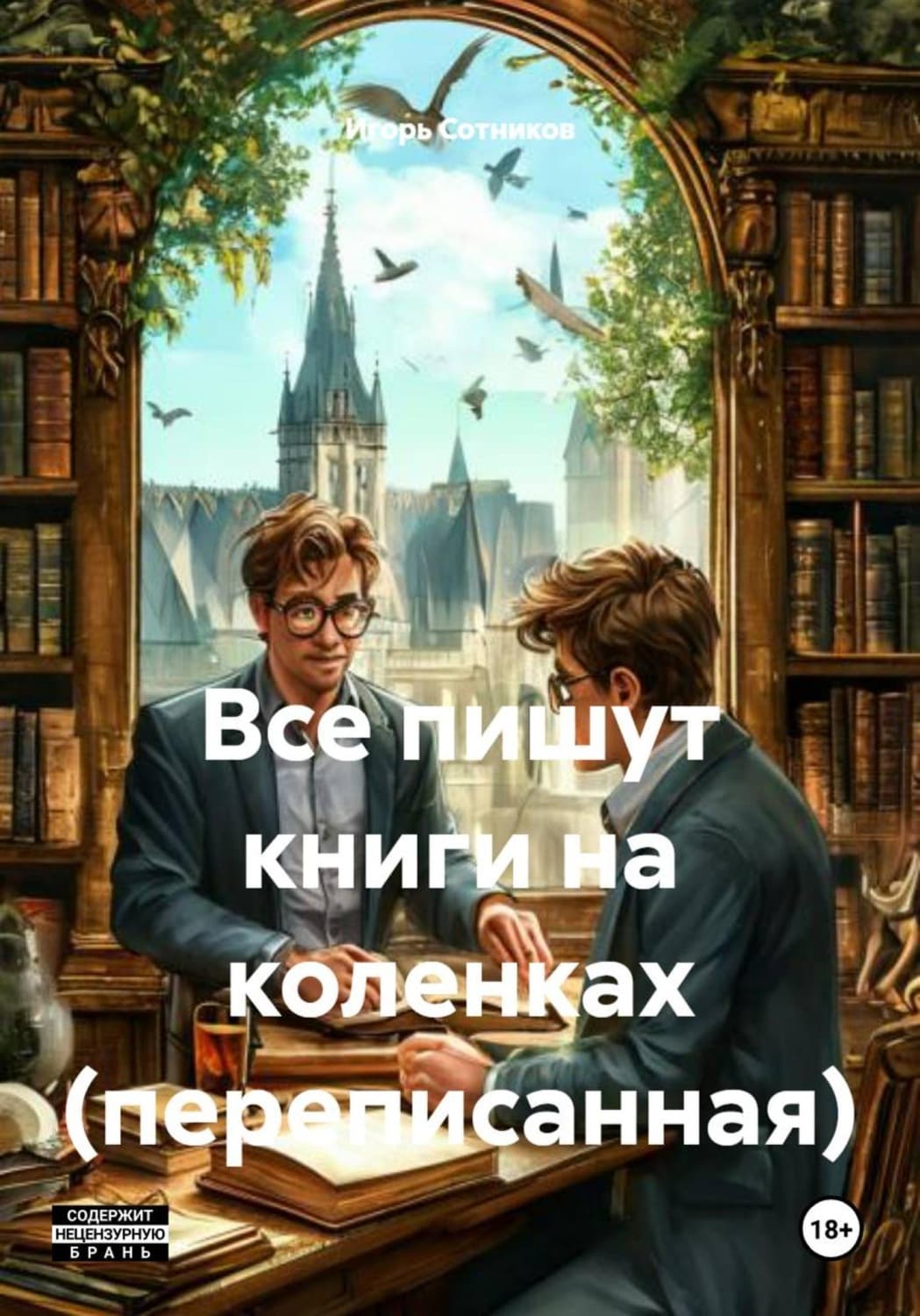 Обложка книги «Все пишут книги на коленках (переписанная)» — И. Сотников