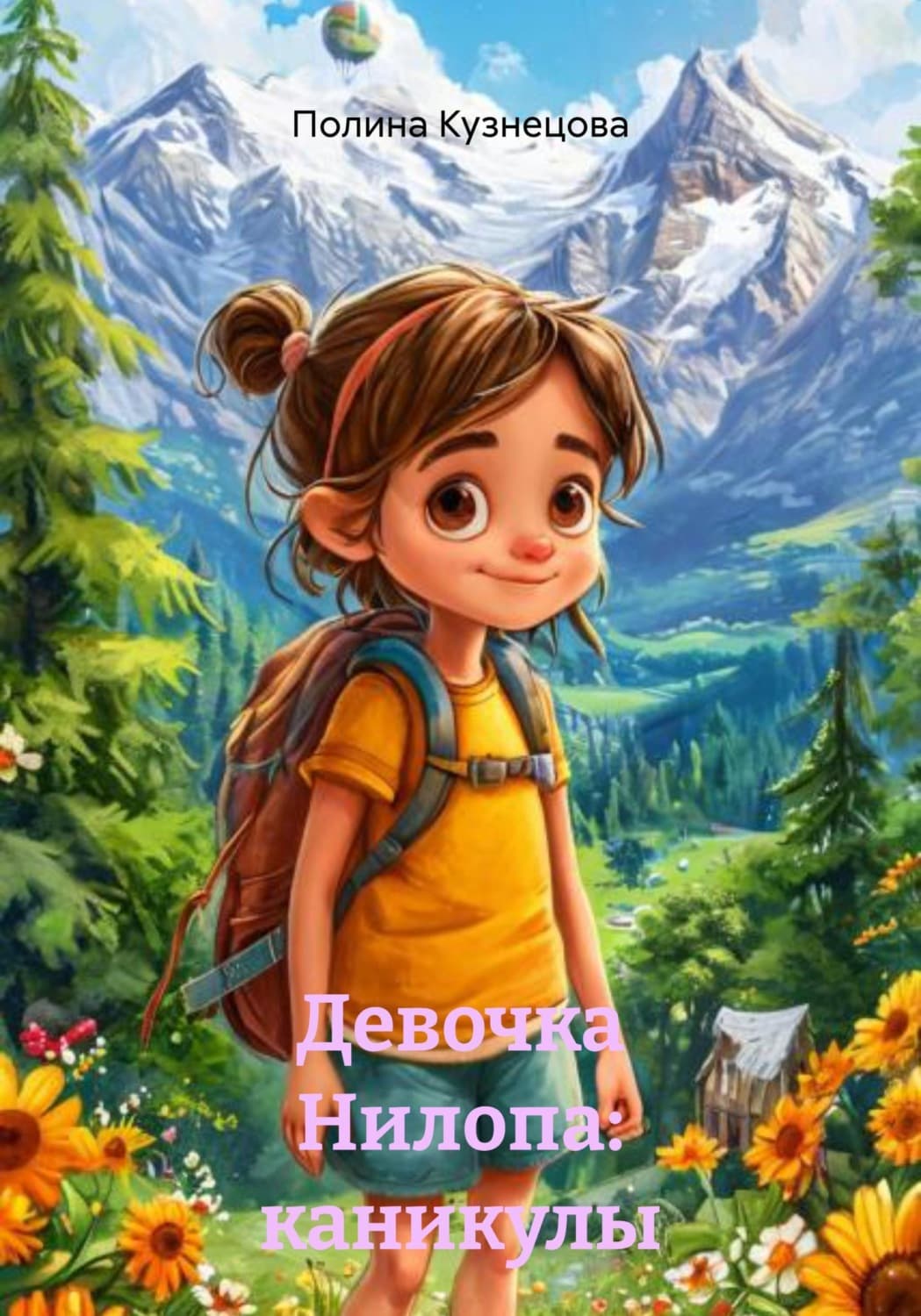 Обложка книги «Девочка Нилопа: каникулы» — Карамушка Полина
