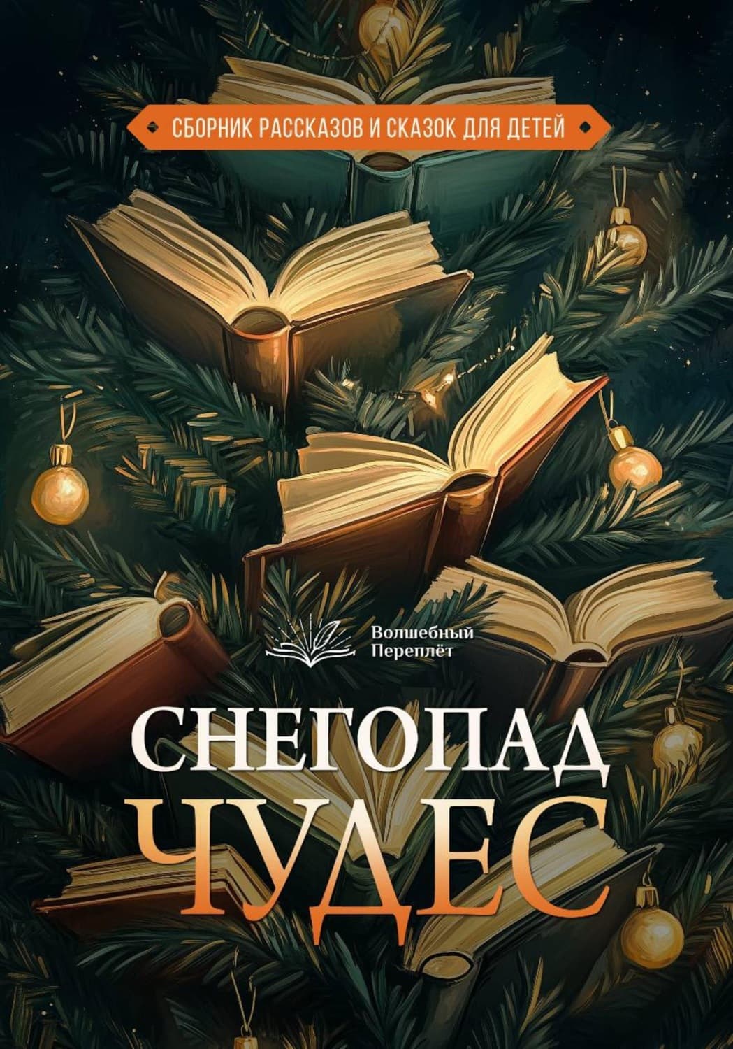 Обложка книги «Волшебный переплёт. Снегопад чудес» — Римма Пикалова