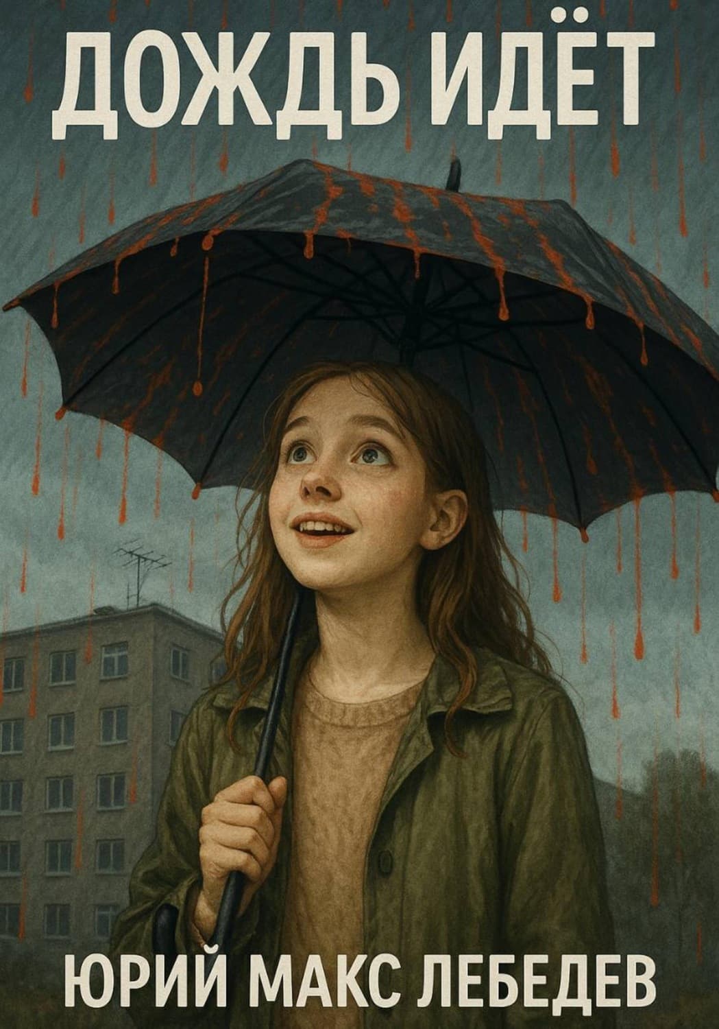 Обложка книги «Дождь идет» — Ю. М. Лебедев