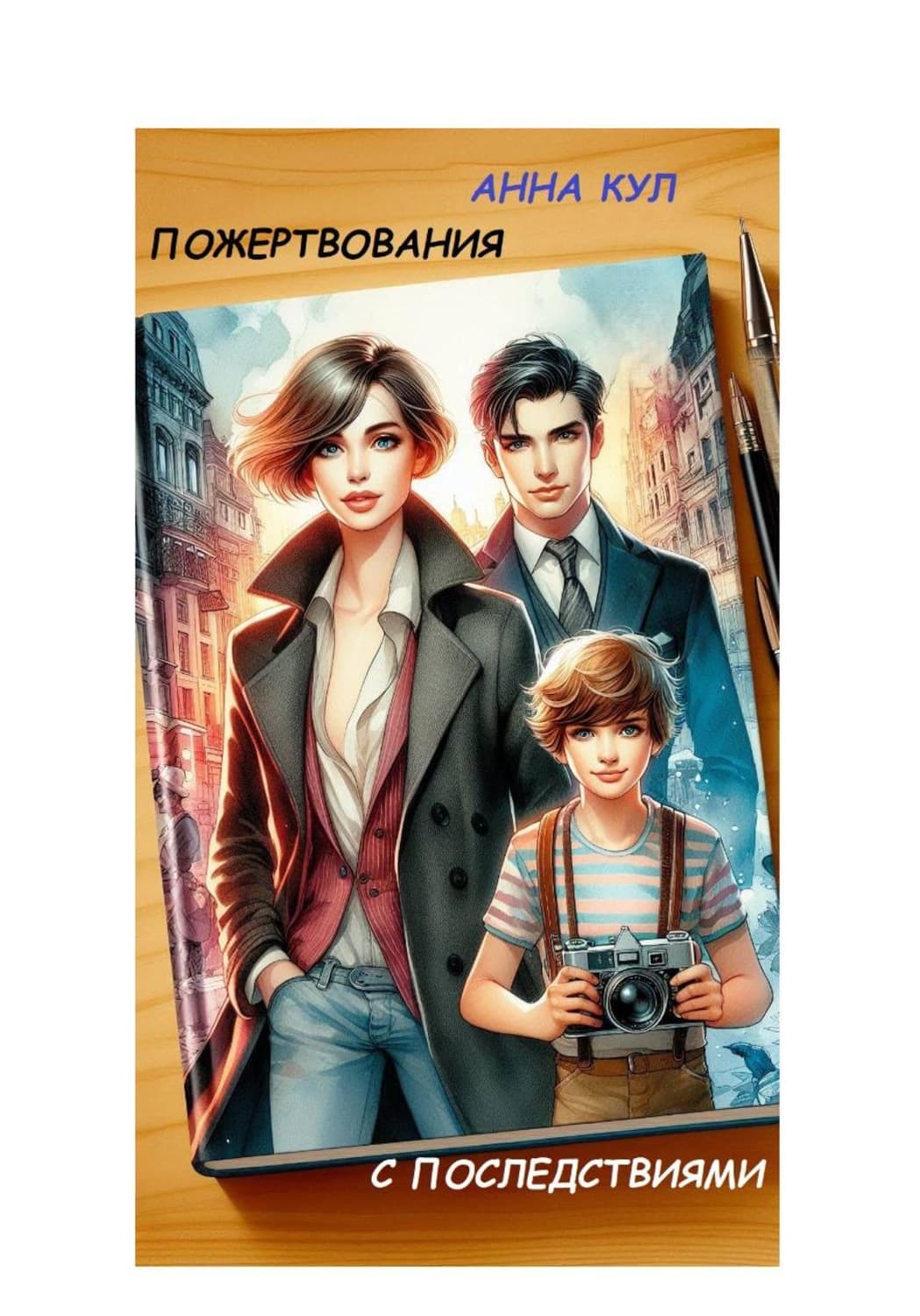 Обложка книги «Пожертвования с последствиями» — Анна Кул