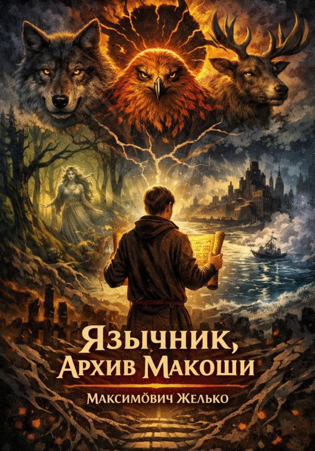 Обложка книги «Язычник, Архив Макоши» — Желько
