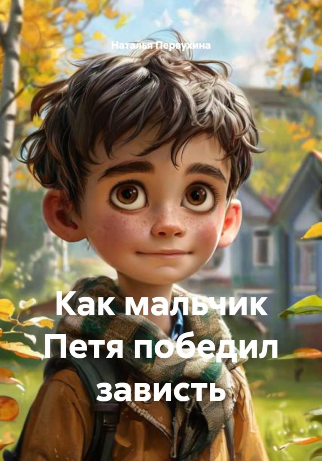 Обложка книги «Как мальчик Петя победил зависть» — Надежда Первухина