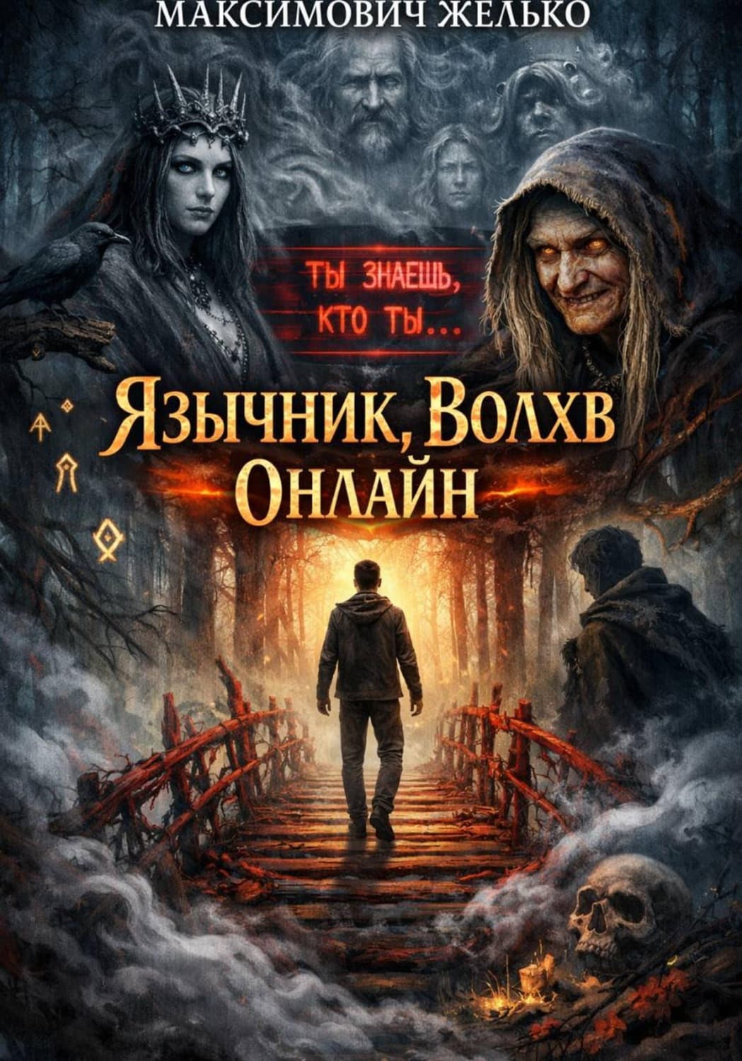 Обложка книги «Язычник Волхв Онлайн» — Желько