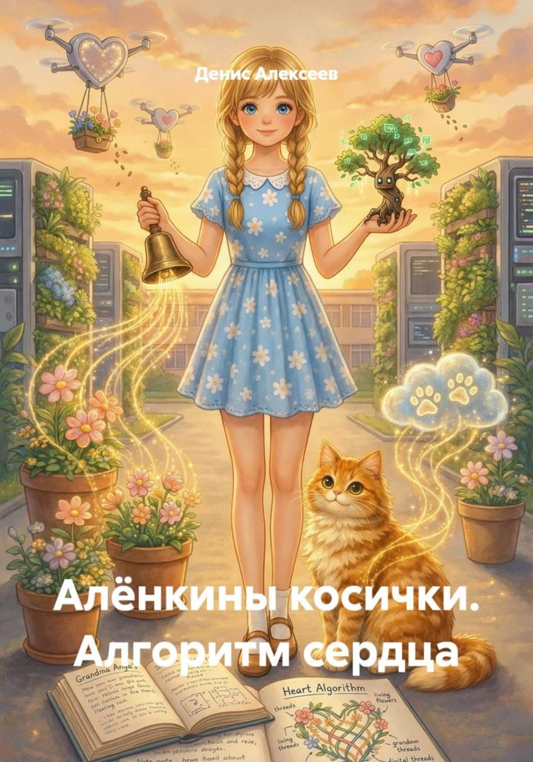 Обложка книги «Алёнкины косички. Алгоритм сердца» — Дмитрий Алексеев