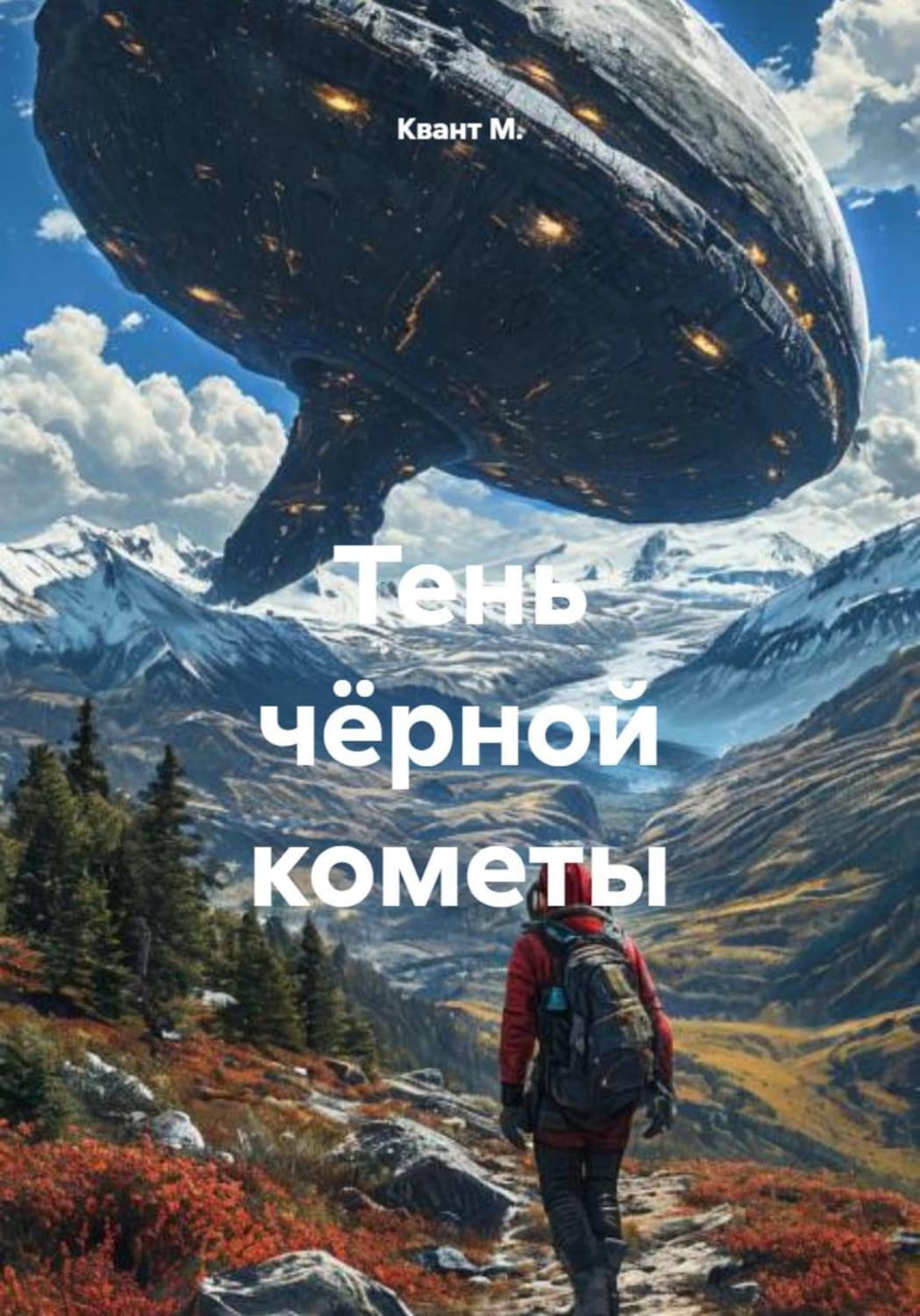 Обложка книги «Тень чёрной кометы» — Ксана М