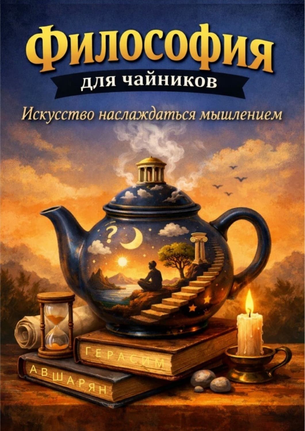 Обложка книги «Философия для чайников. Искусство наслаждаться мышлением» — Герасим Авшарян
