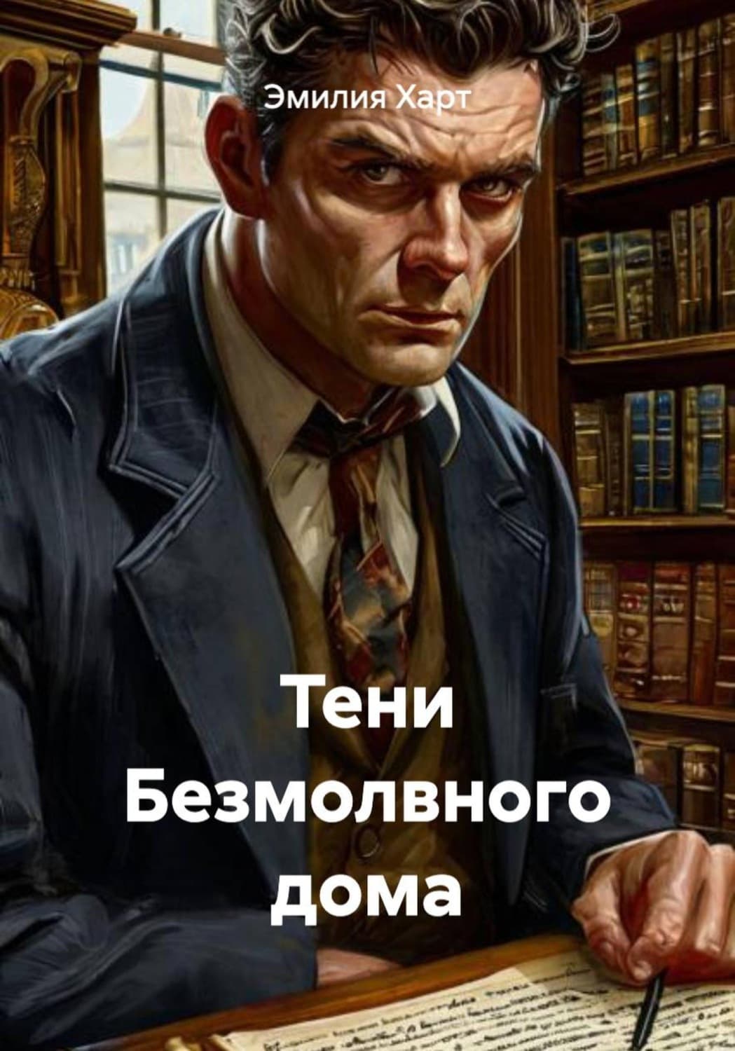 Обложка книги «Тени Безмолвного дома» — Эрида Харт