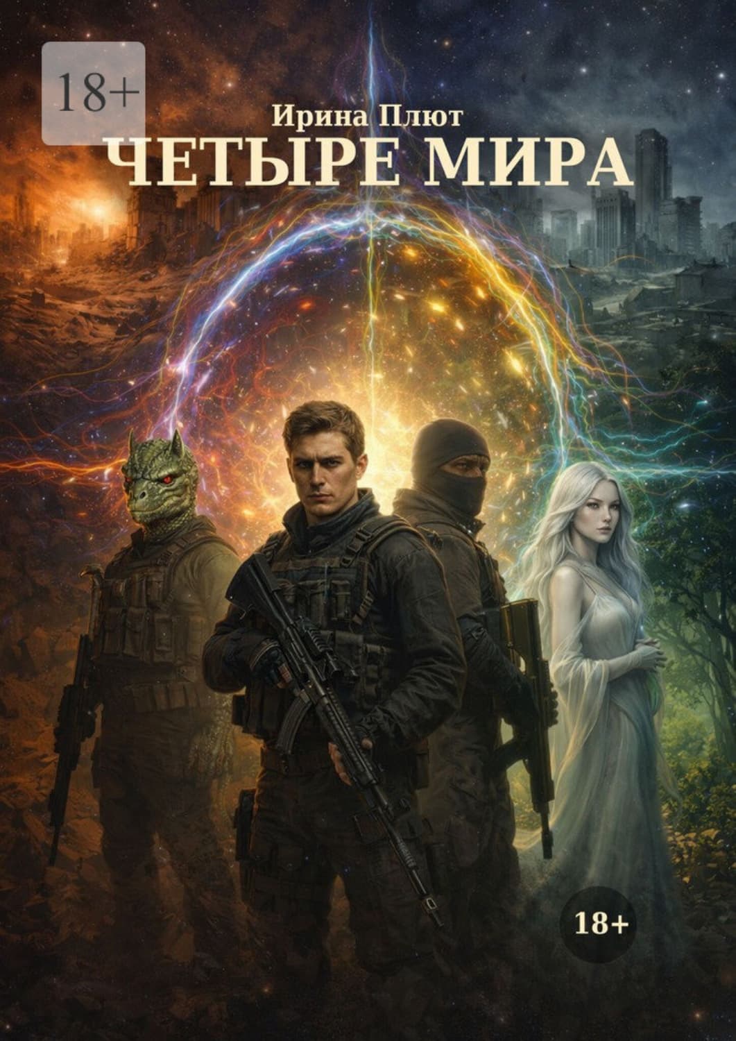 Обложка книги «Четыре мира» — Перец Ирина