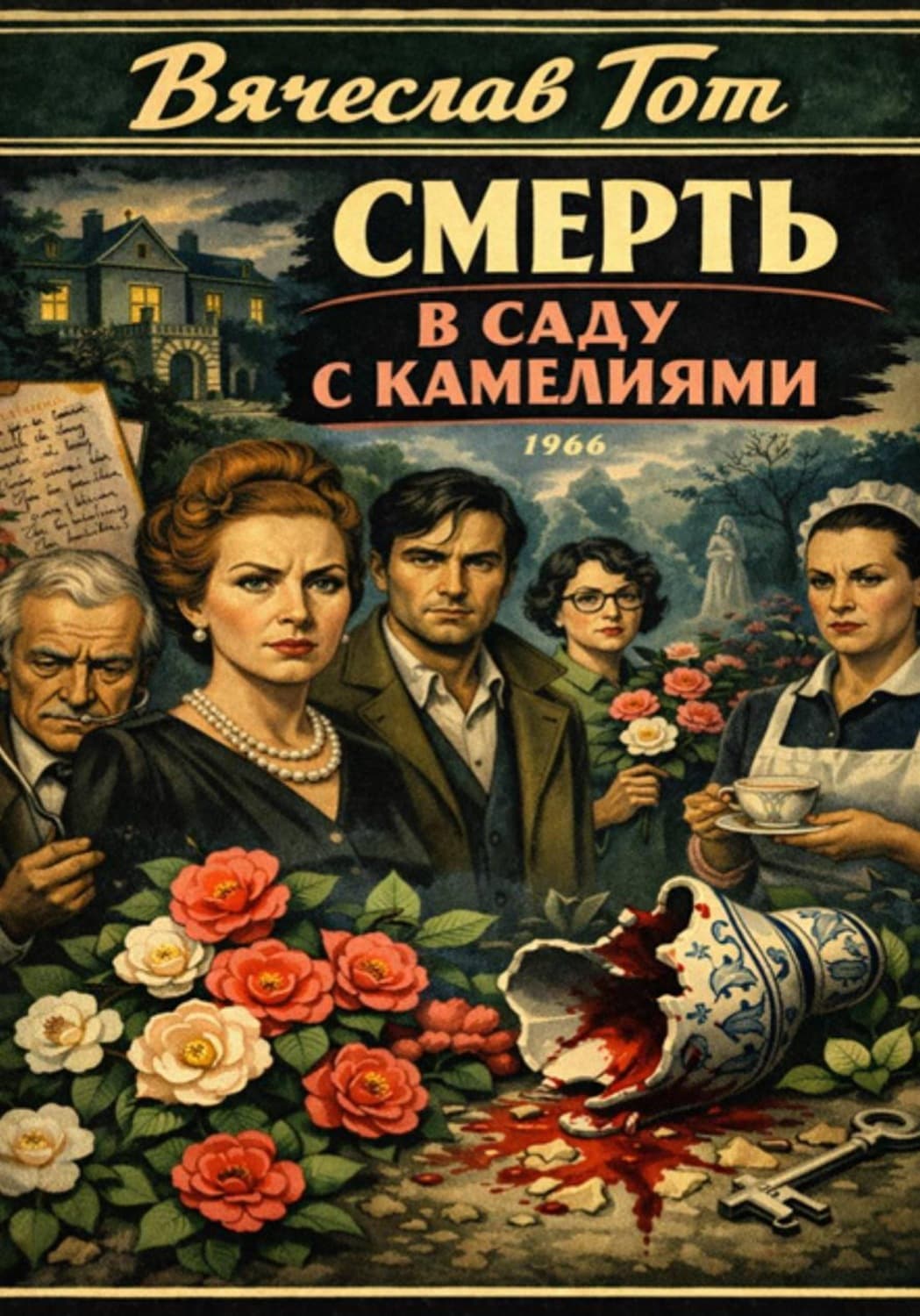 Обложка книги «Смерть в саду с камелиями» — Вячеслав Гот