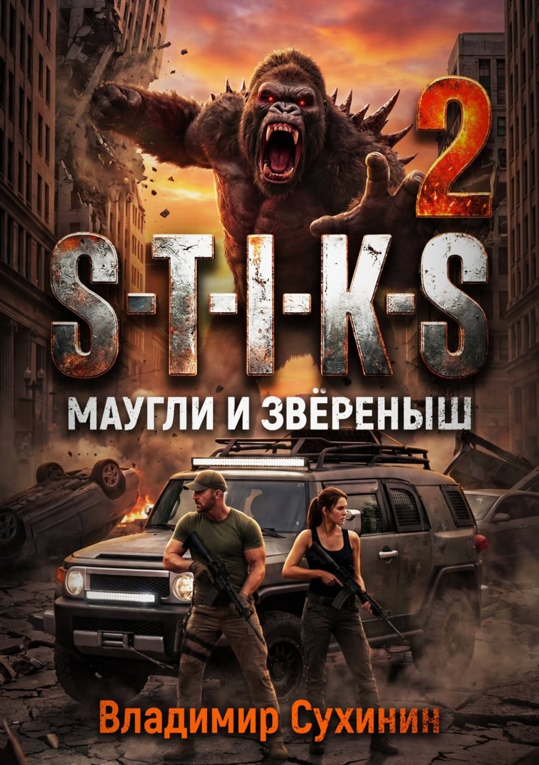 Обложка книги «S-T-I-K-S – 2. Маугли и Зверёныш» — Владимир Сухинин