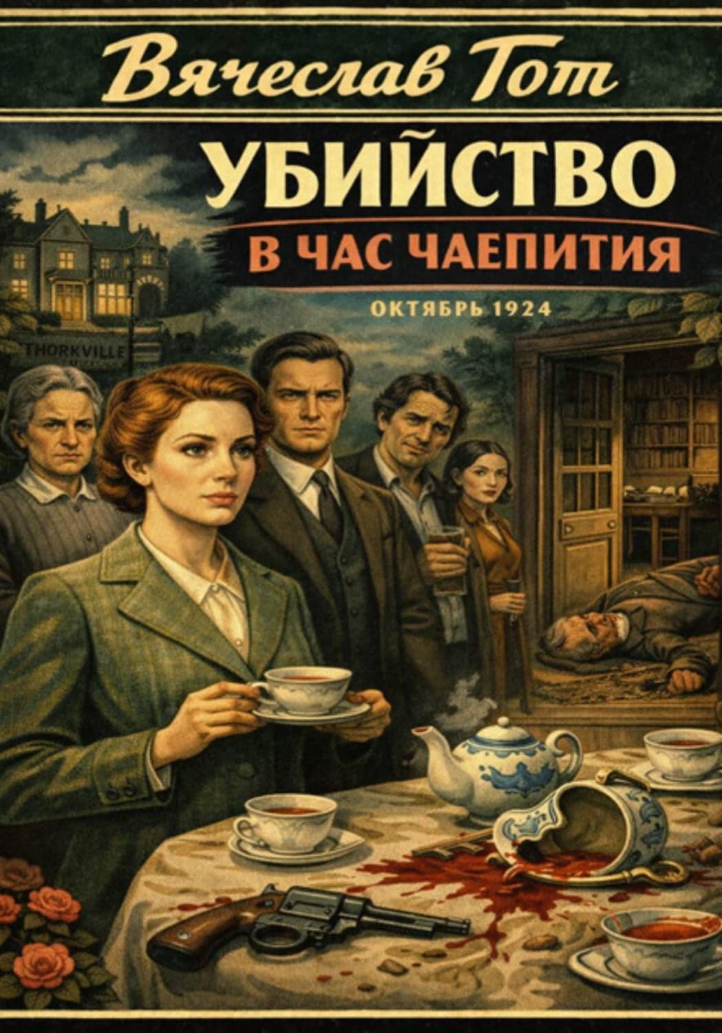 Обложка книги «Убийство в час чаепития» — Вячеслав Гот