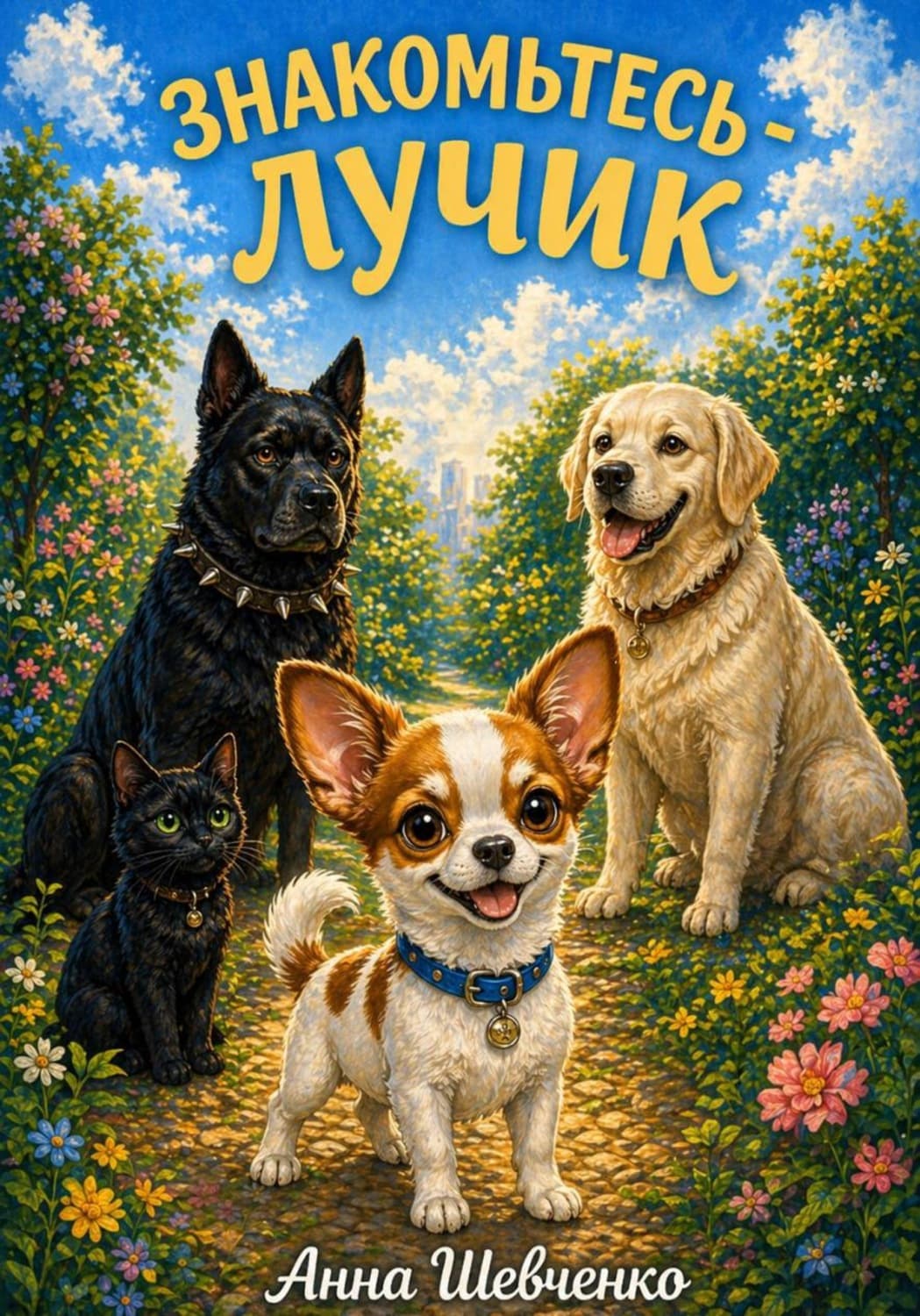 Обложка книги «Знакомьтесь - Лучик» — А. А. Шевченко