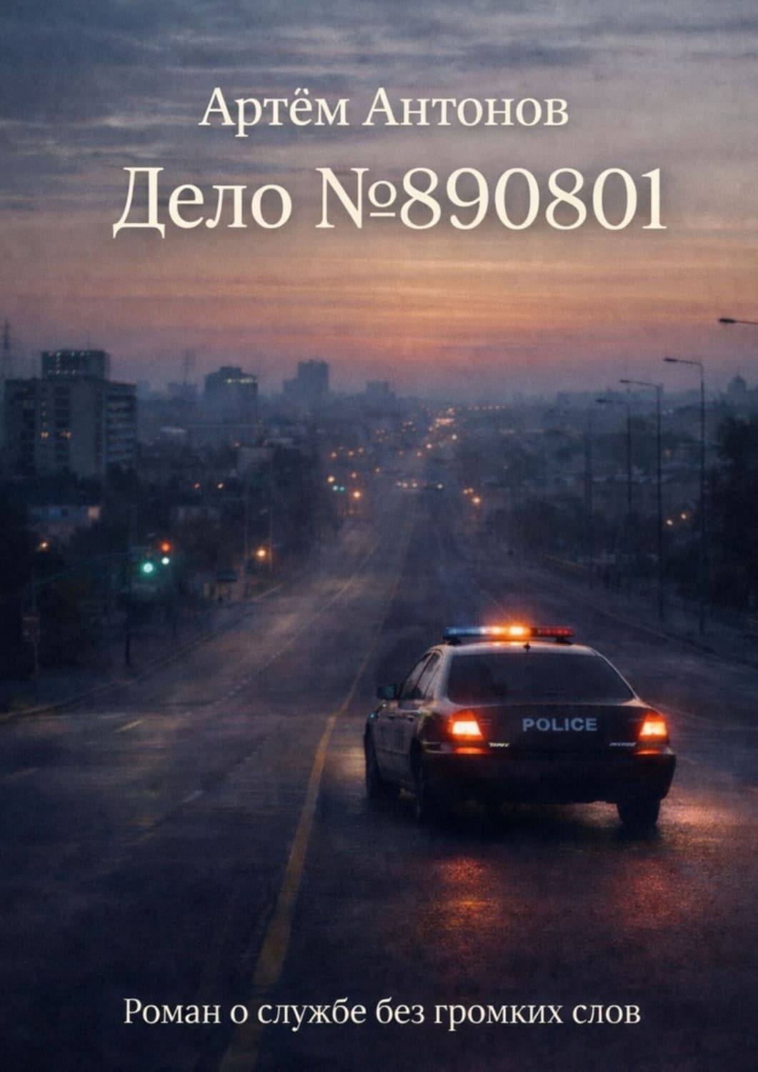 Обложка книги «Дело№890801» — Александр Антонов