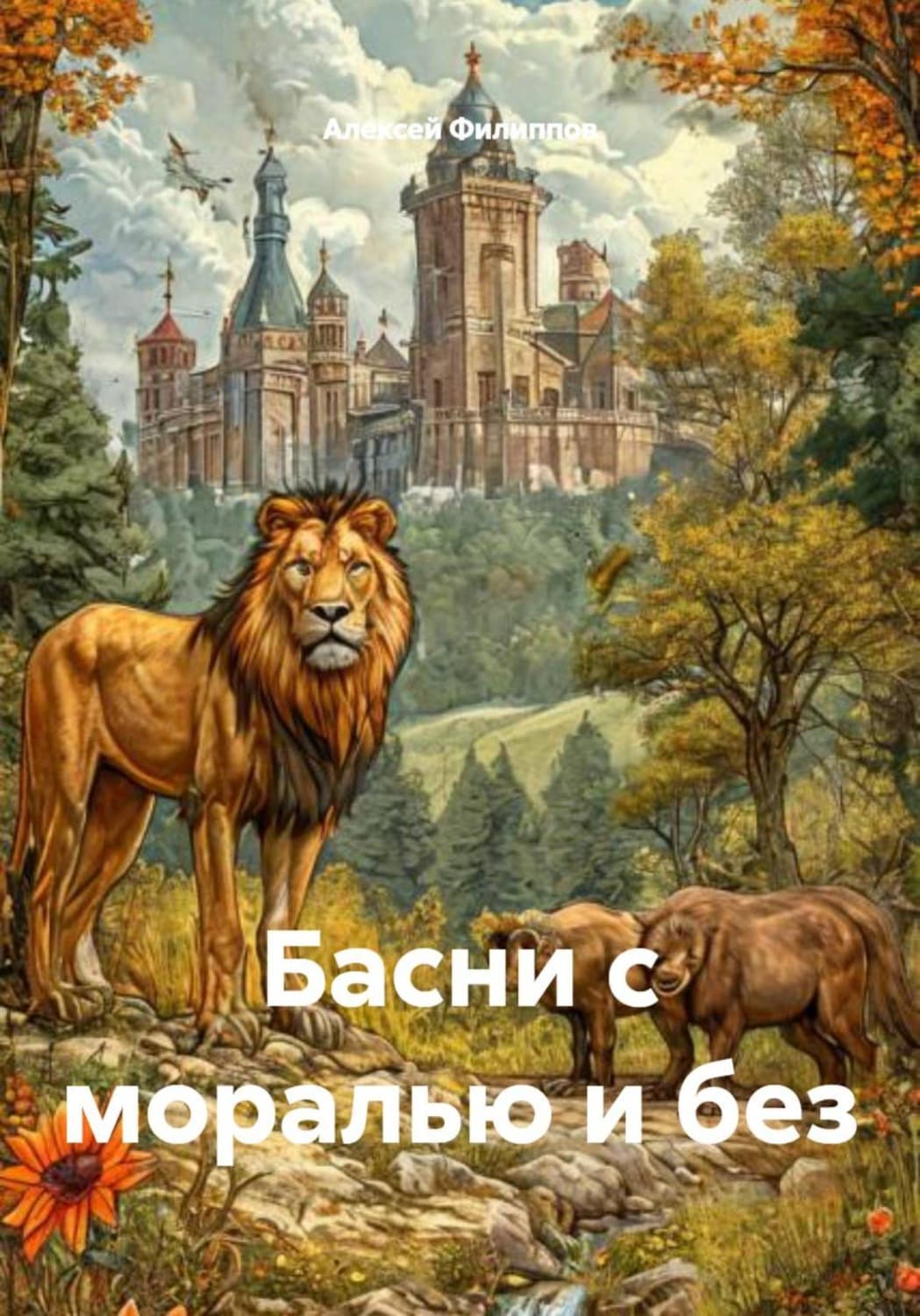 Обложка книги «Басни с моралью и без» — Алексей Филиппов