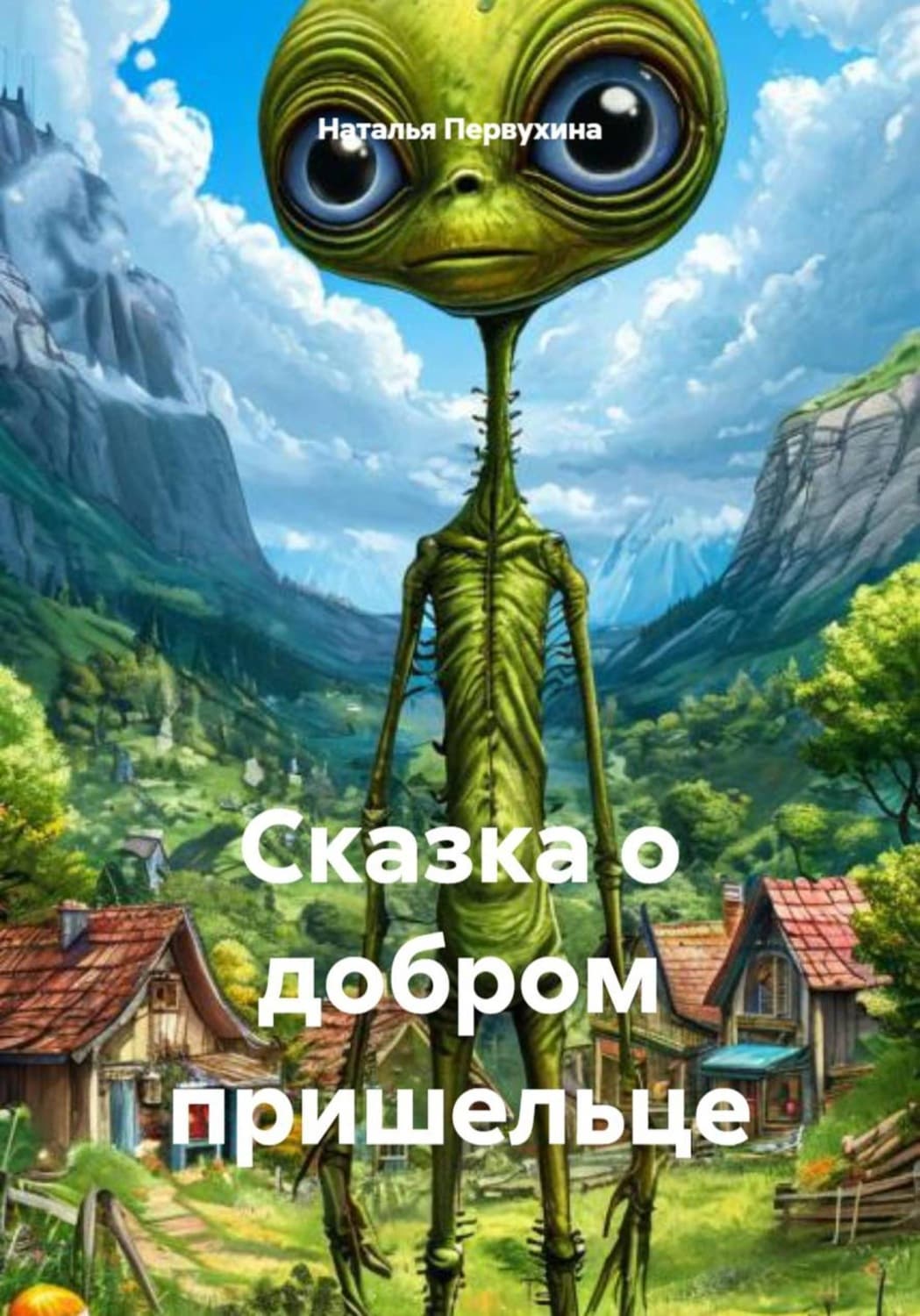 Обложка книги «Сказка о добром пришельце» — Надежда Первухина