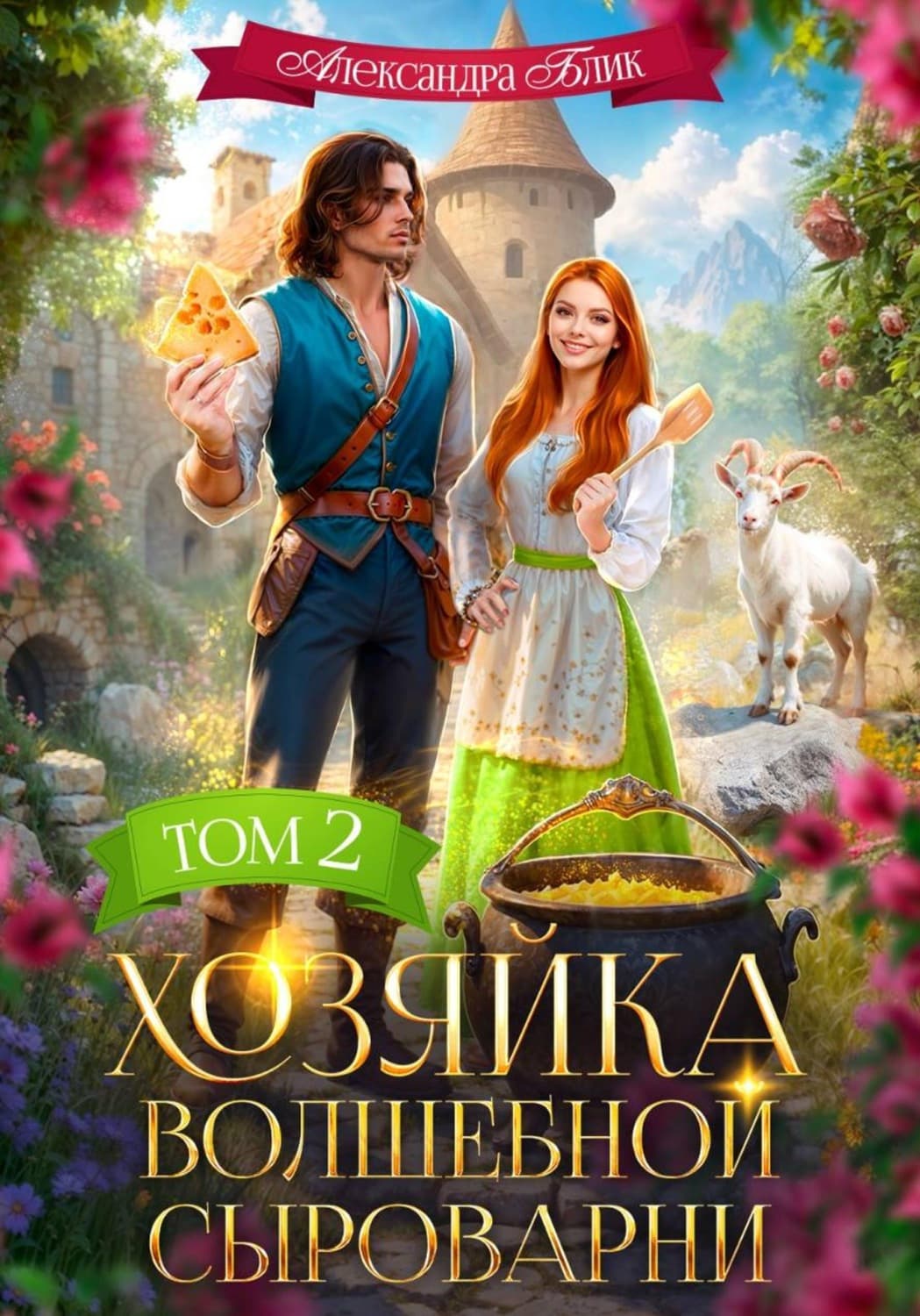 Обложка книги «Хозяйка волшебной сыроварни. Том 2» — Александра Блик