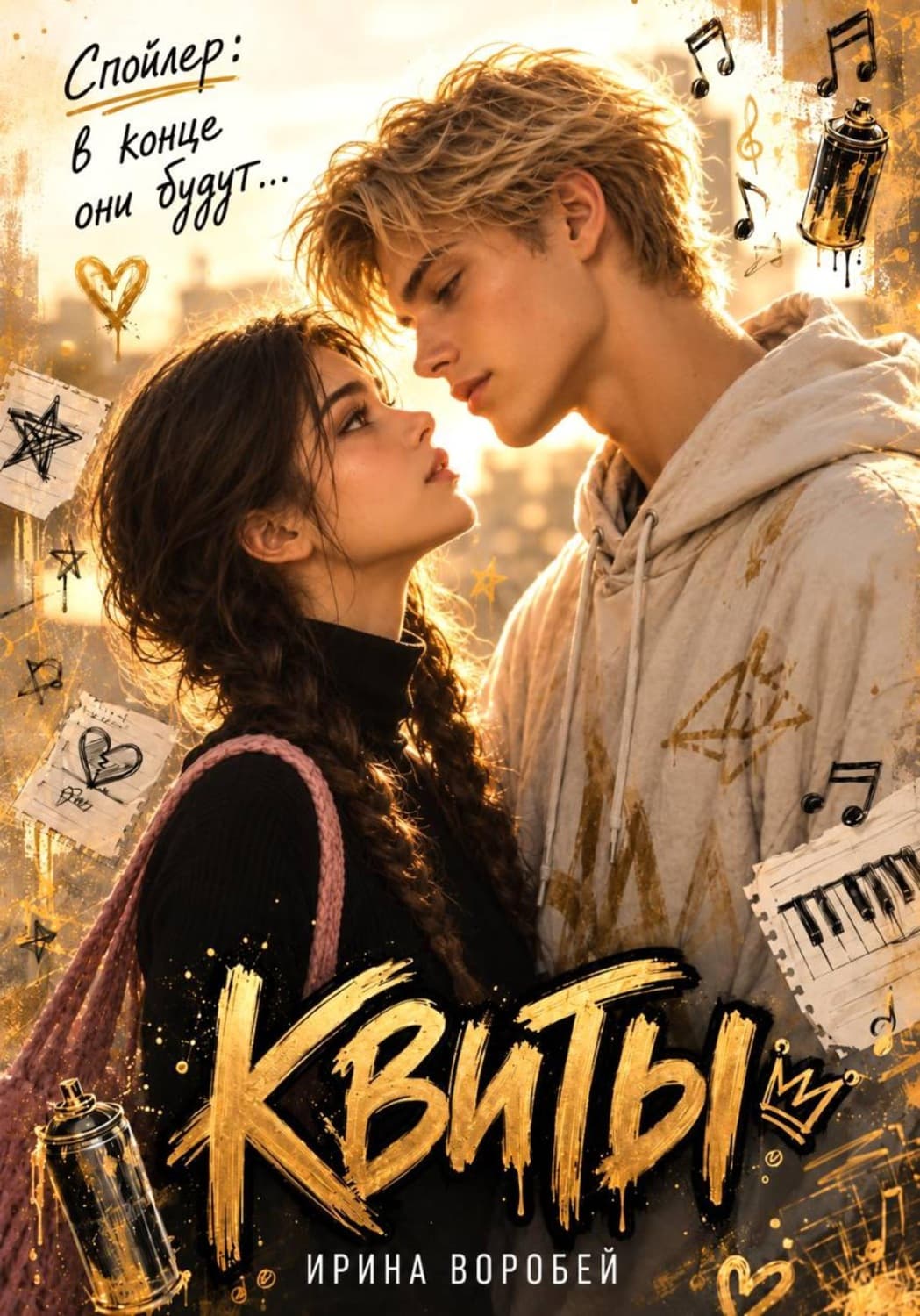 Обложка книги «Квиты» — Волк Ирина