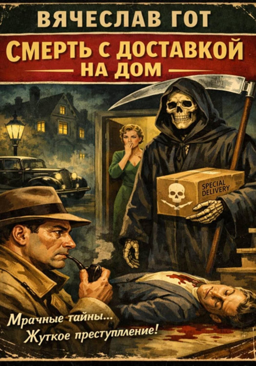Обложка книги «Смерть с доставкой на дом» — Вячеслав Гот