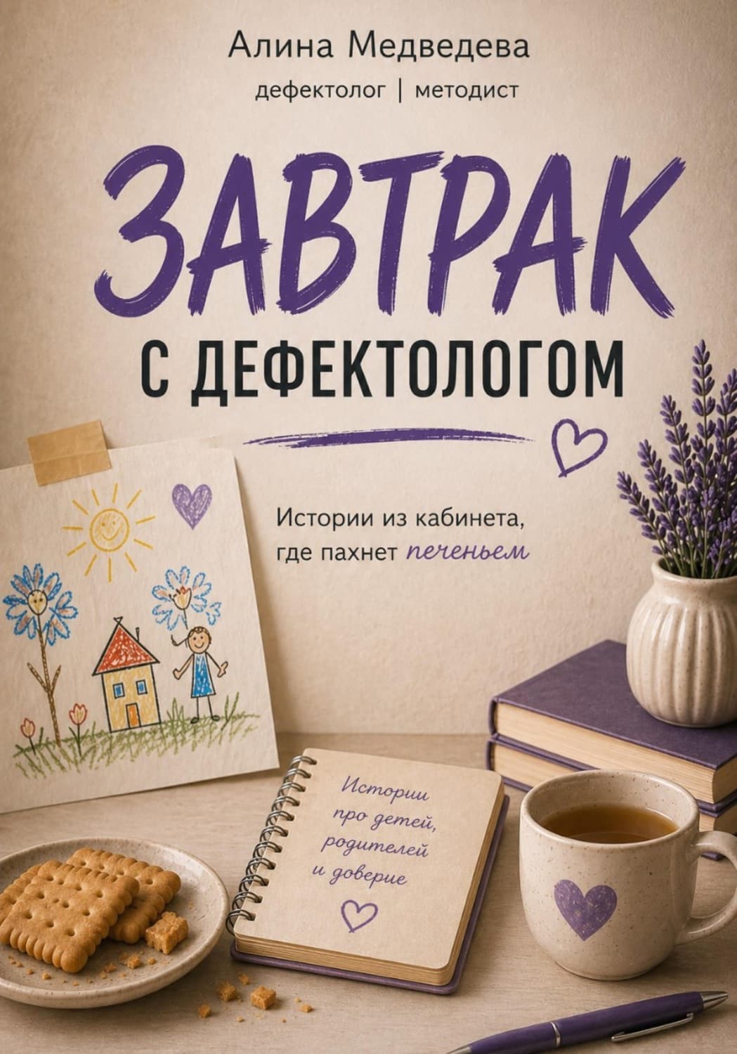 Обложка книги «Завтрак с дефектологом» — Алёна Медведева