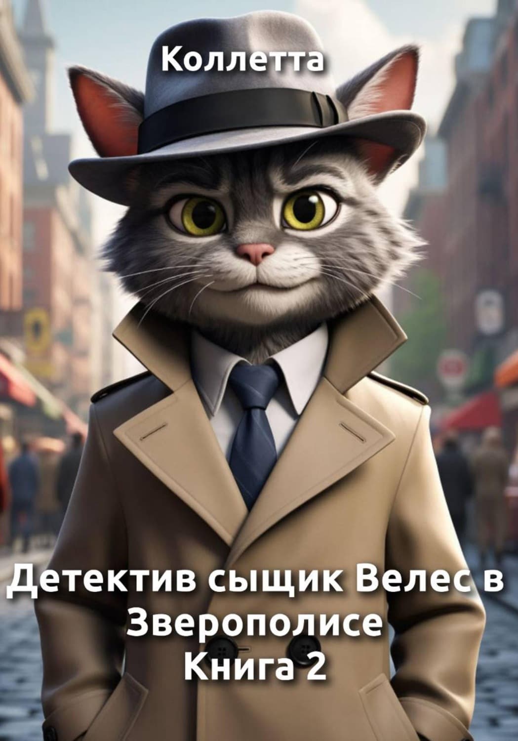 Обложка книги «Детектив сыщик Велес в Зверополисе. Книга 2» — Коллетта