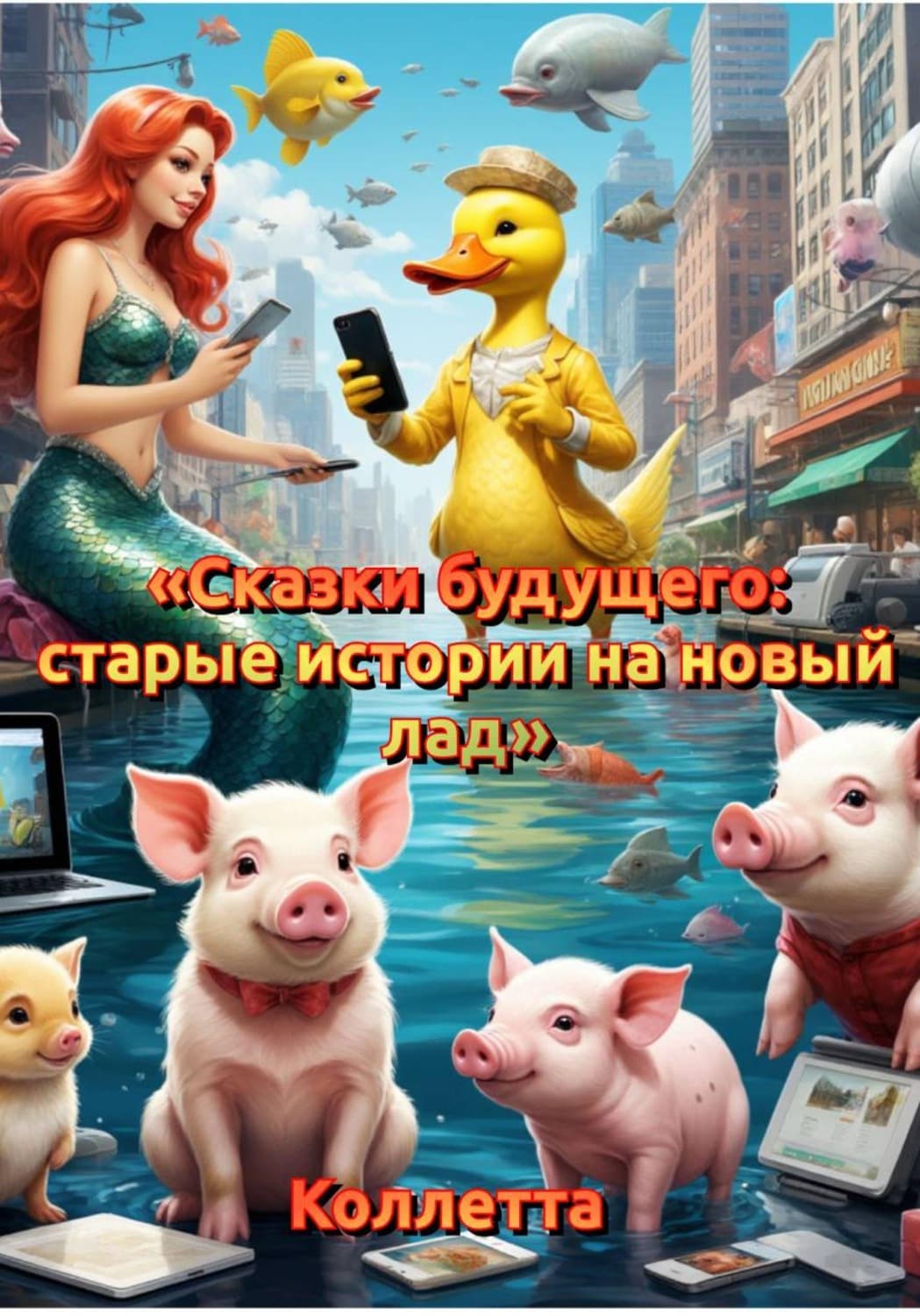 Обложка книги «Сказки будущего: старые истории на новый лад» — Коллетта