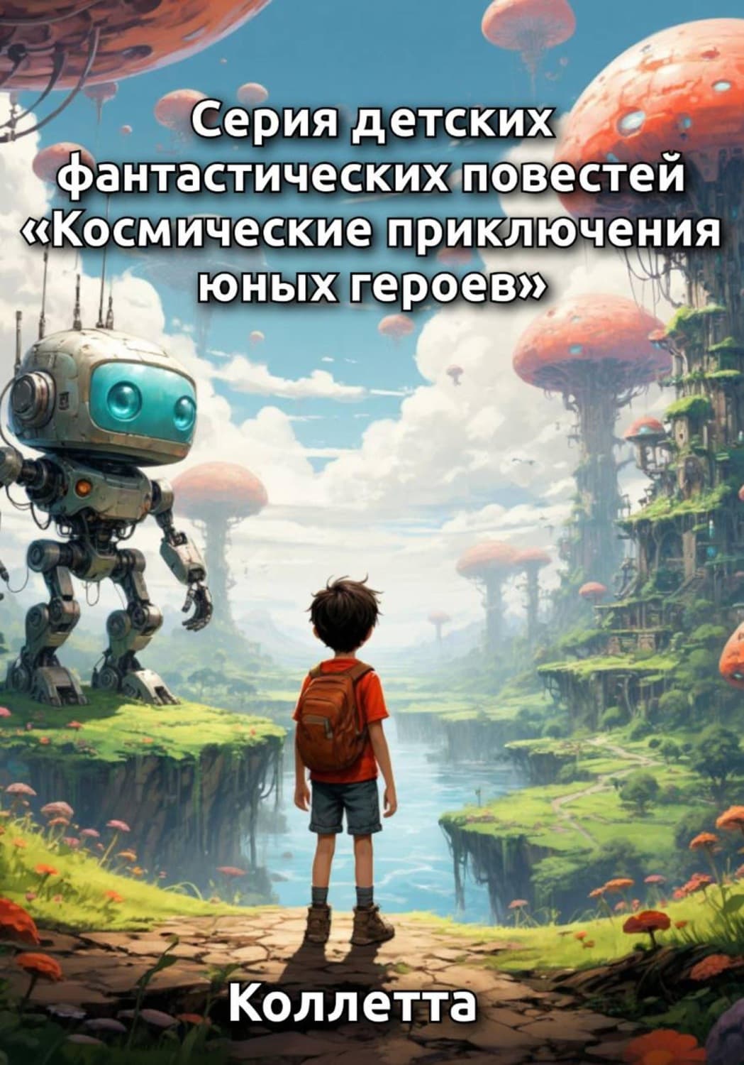 Обложка книги «Серия детских фантастических повестей «Космические приключения юных героев»» — Коллетта