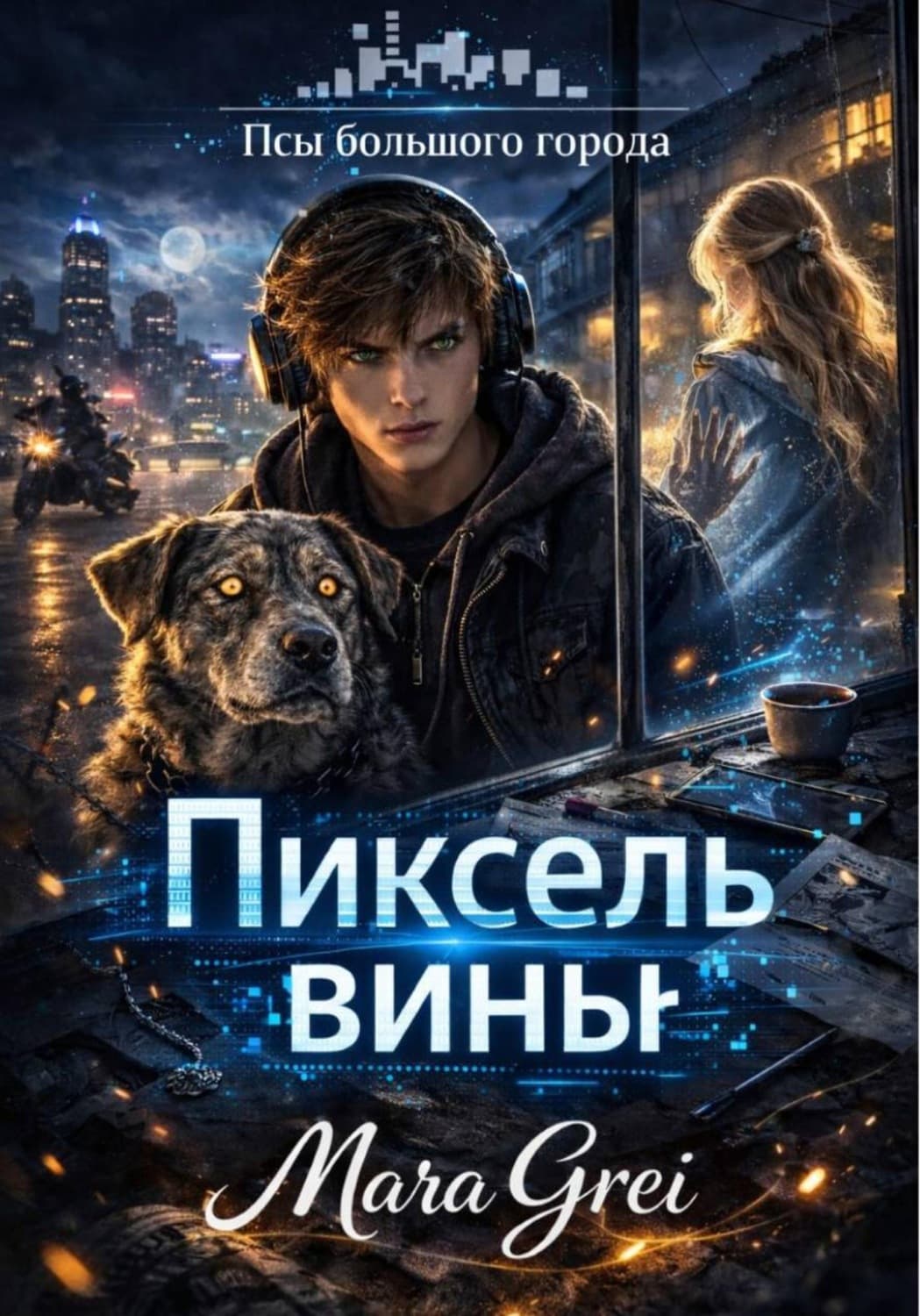 Обложка книги «Пиксель вины» — Мелисса Грей