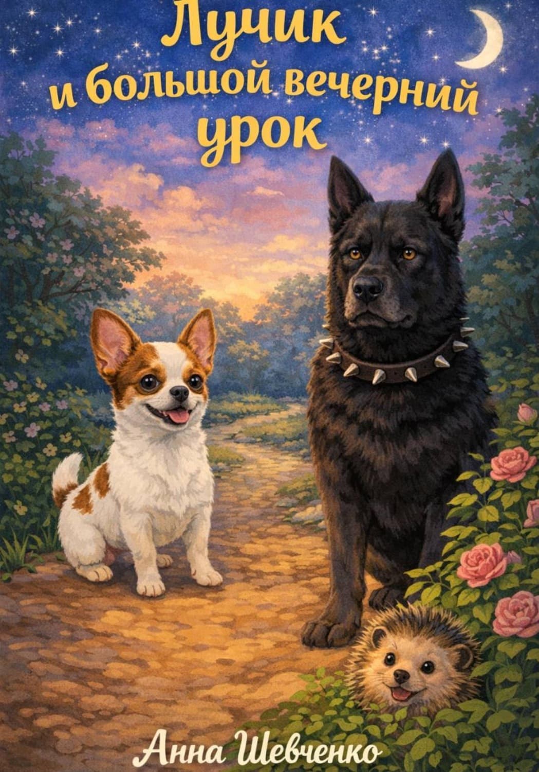 Обложка книги «Лучик и большой вечерний урок» — А. А. Шевченко