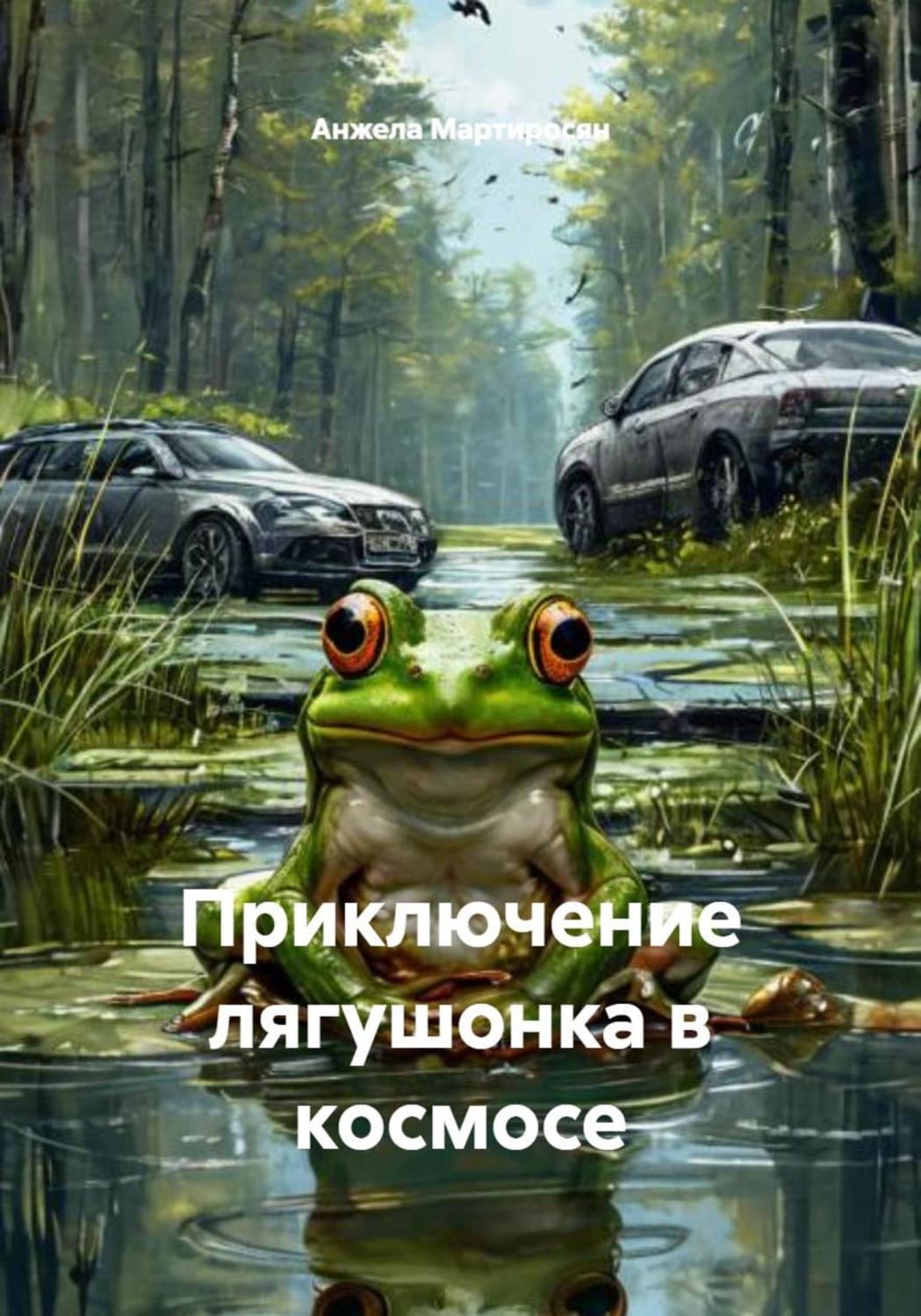 Обложка книги «Приключение лягушонка в космосе» — Арсен Мартиросян