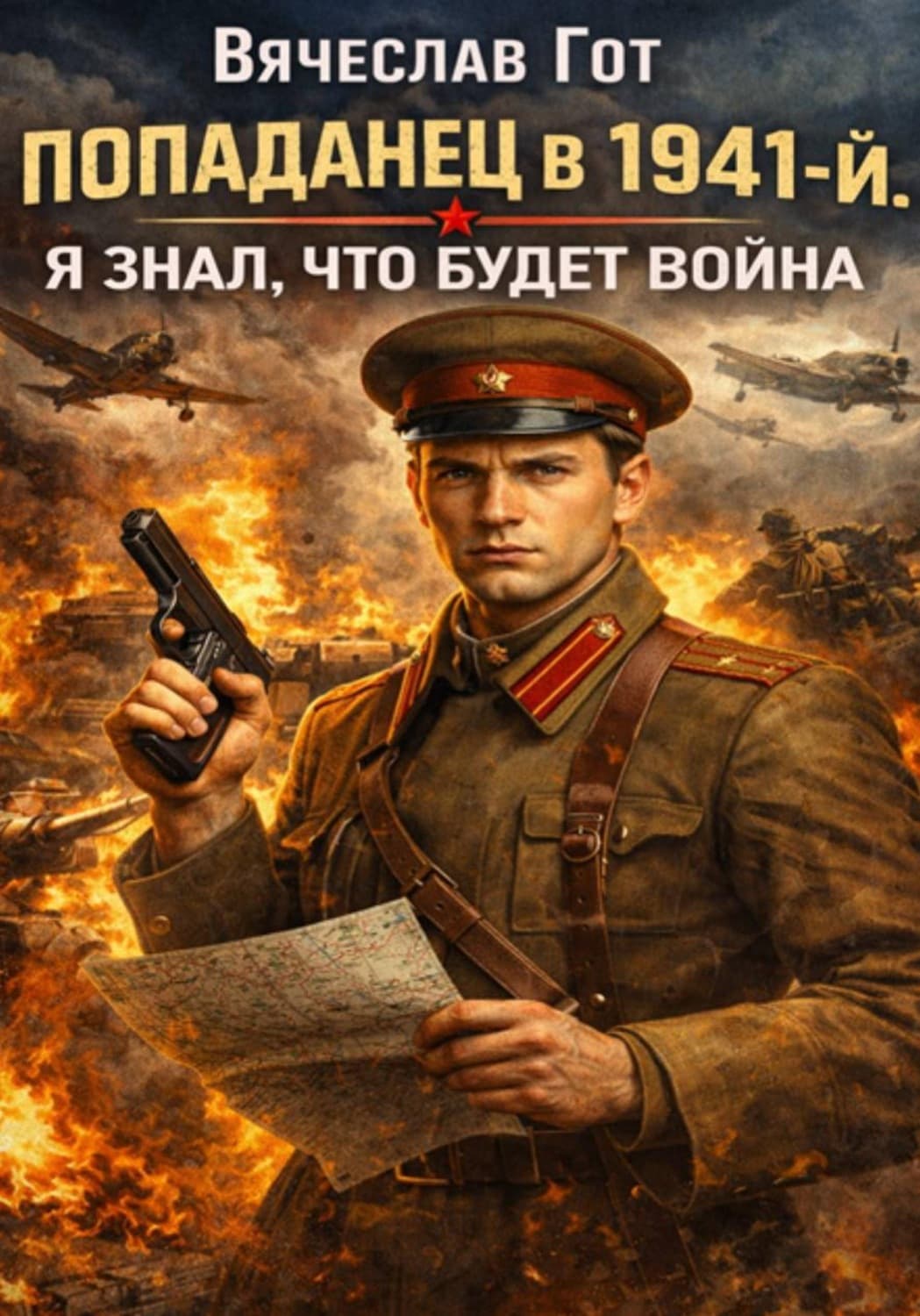 Обложка книги «Попаданец в 1941-й. Я знал, что будет война» — Вячеслав Гот