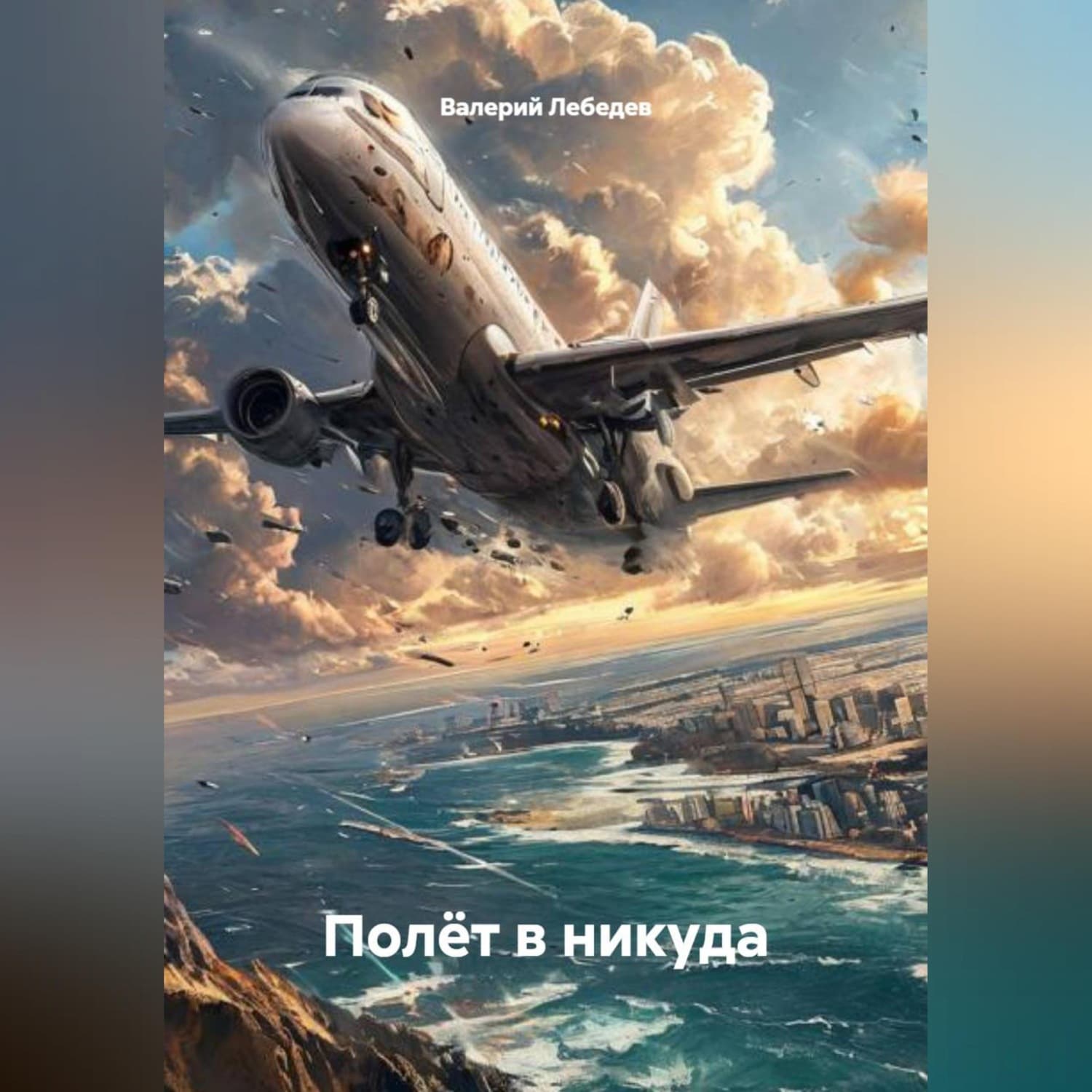 Обложка книги «Полёт в никуда» — Валерий Лебедев