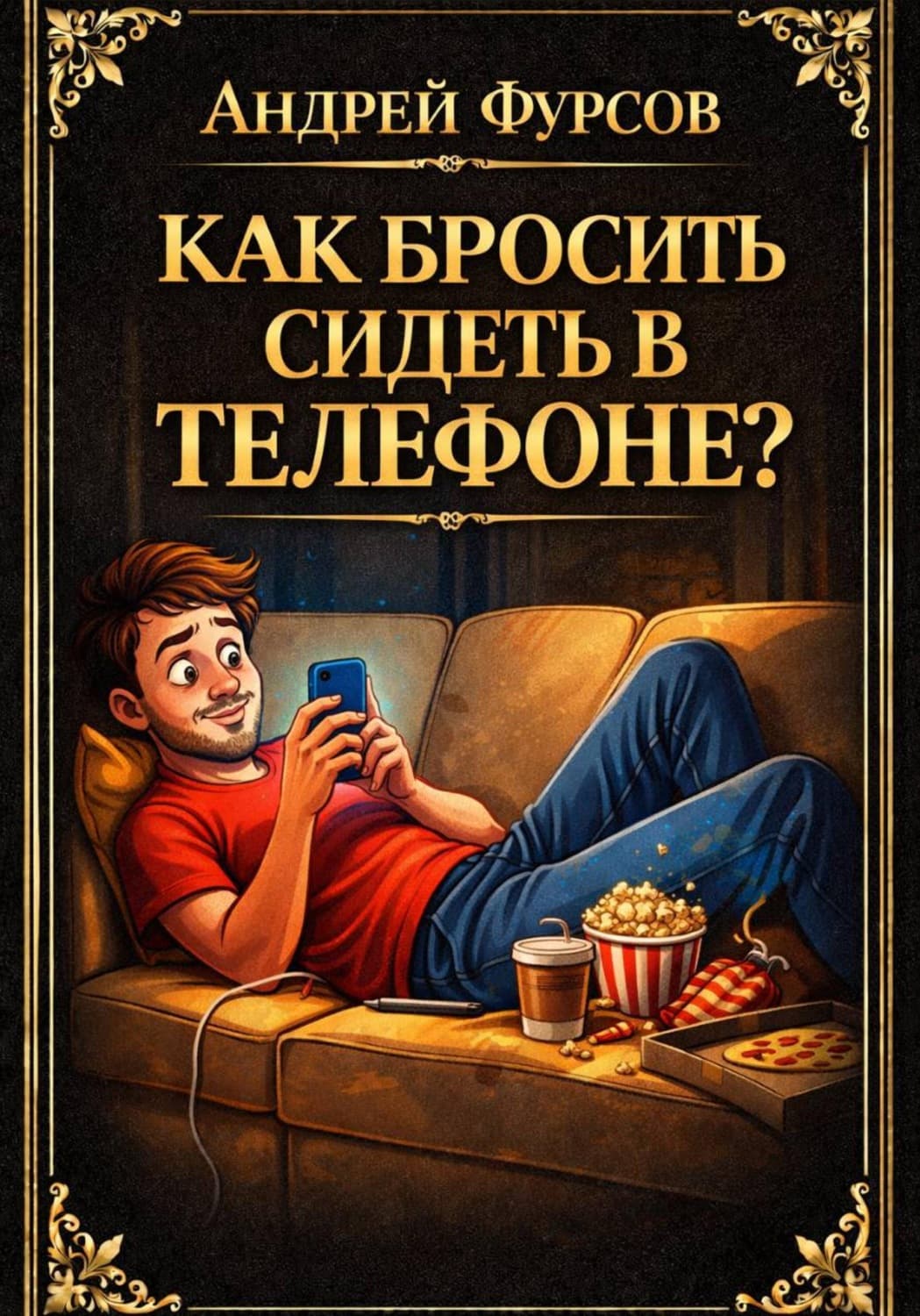 Обложка книги «Как бросить сидеть в телефоне?» — Андрей Фурсов