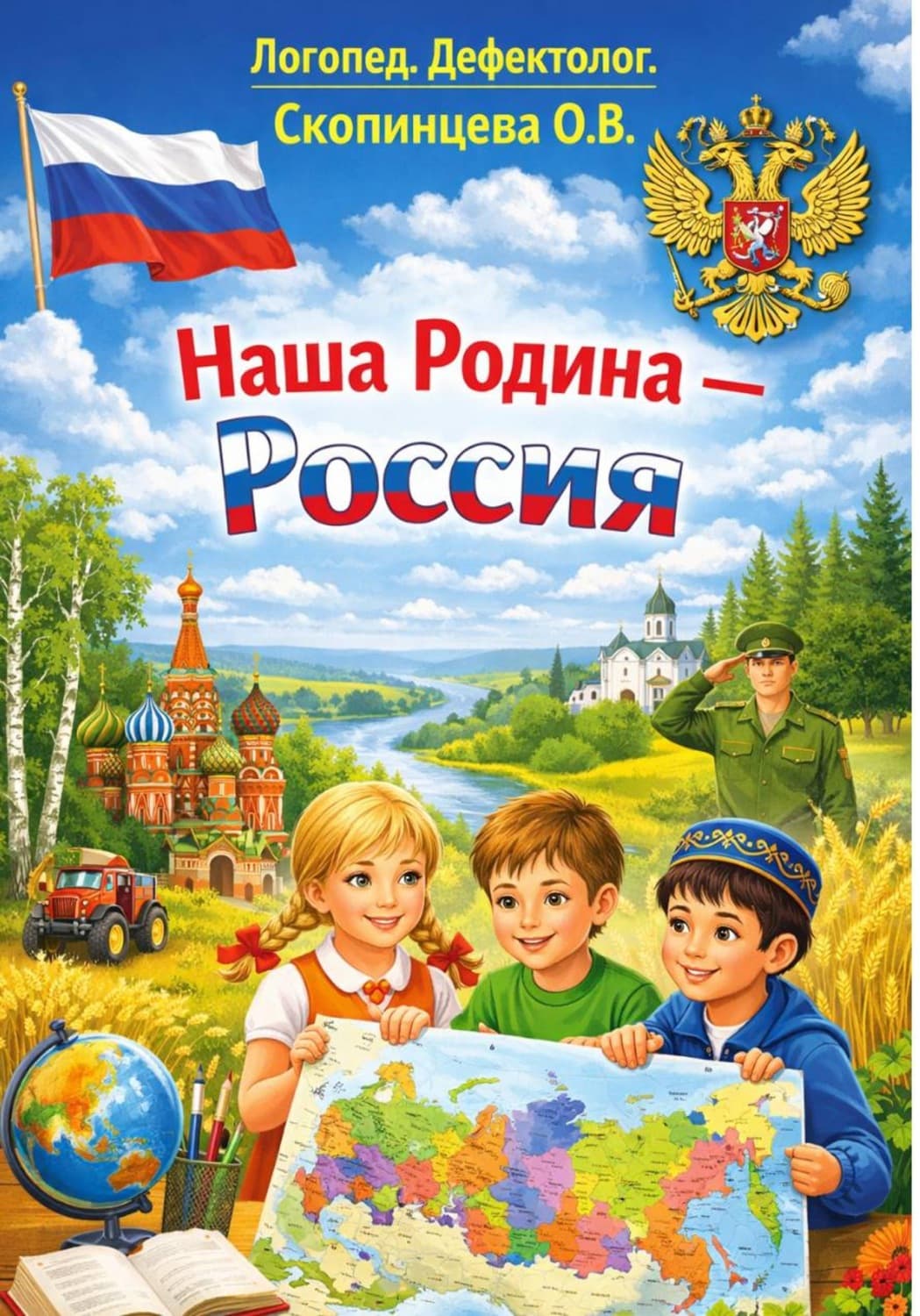 Обложка книги «Наша Родина - Россия» — Ольга