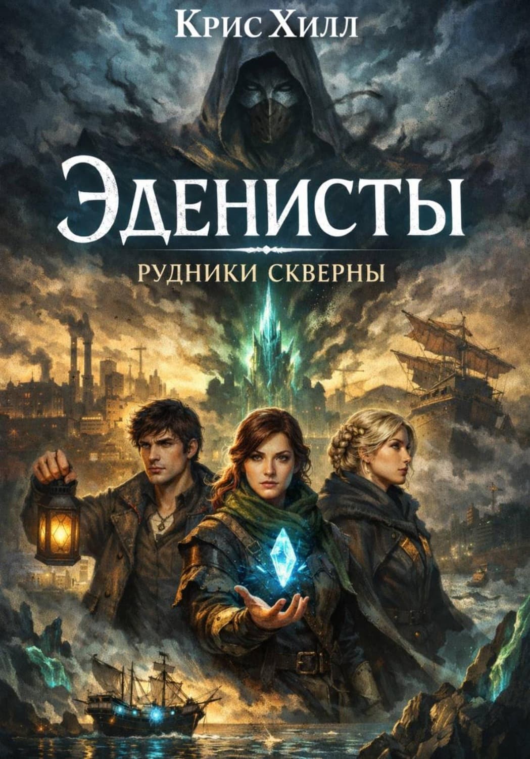 Обложка книги «Эденисты. Рудники скверны» — Ксандер Хилл