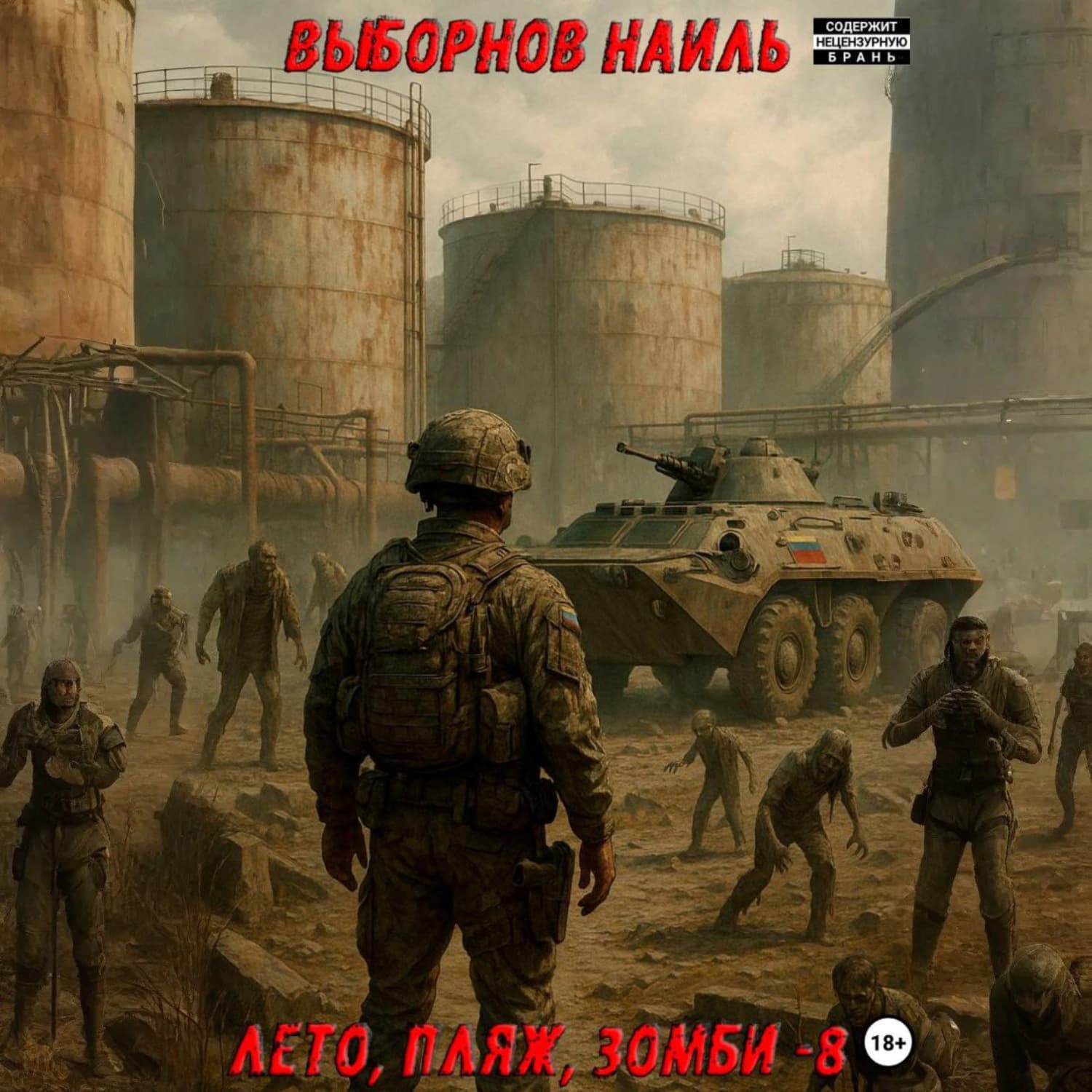 Обложка книги «Лето, пляж, зомби 8» — Наиль Выборнов