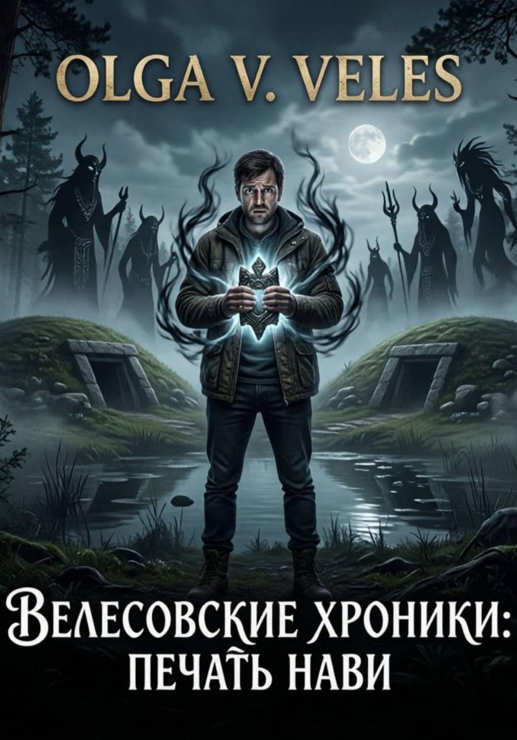 Обложка книги «Велесовские хроники - Печать Нави» — Олга В. Велес
