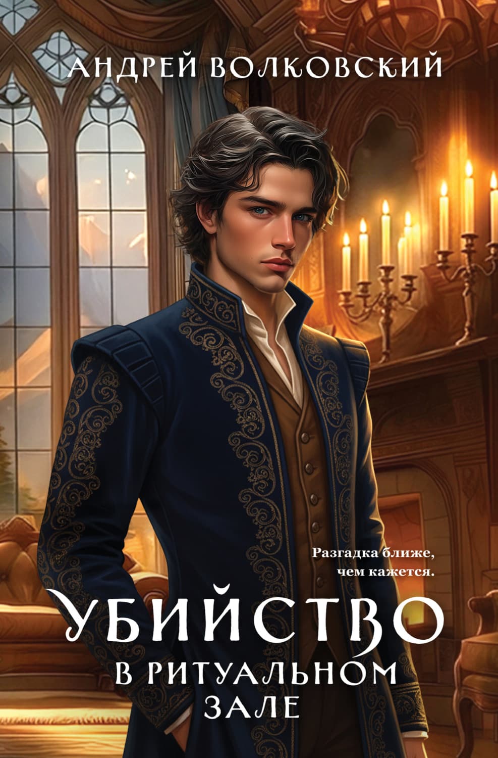 Обложка книги «Убийство в ритуальном зале» — Андрей Волковский