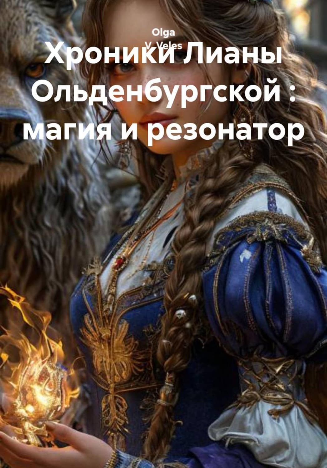 Обложка книги «Хроники Лианы Ольденбургской: магия и резонатор» — Олга В. Велес