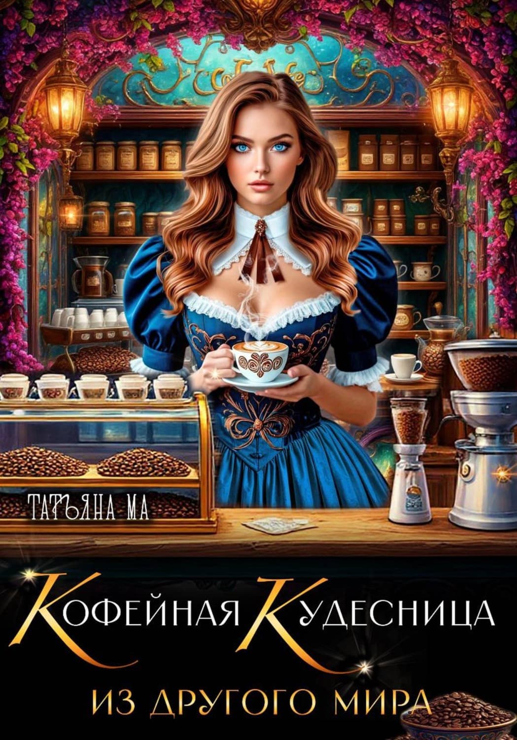Обложка книги «Кофейная кудесница из другого мира» — Татьяна Ма