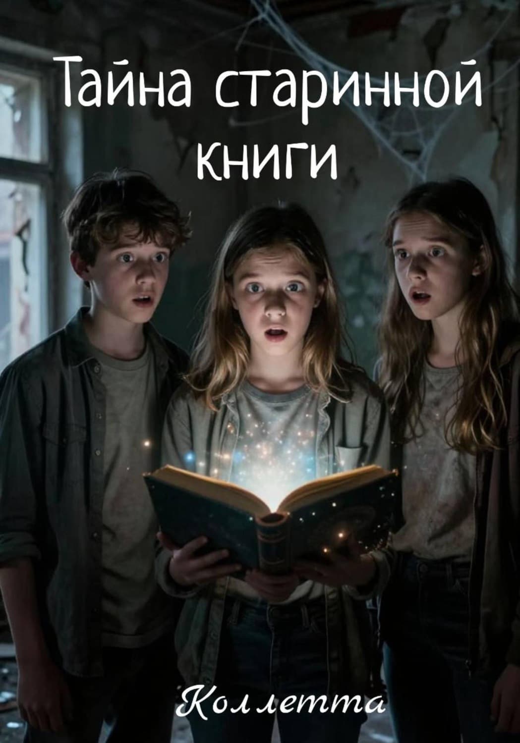Обложка книги «Тайна старинной книги» — Коллетта