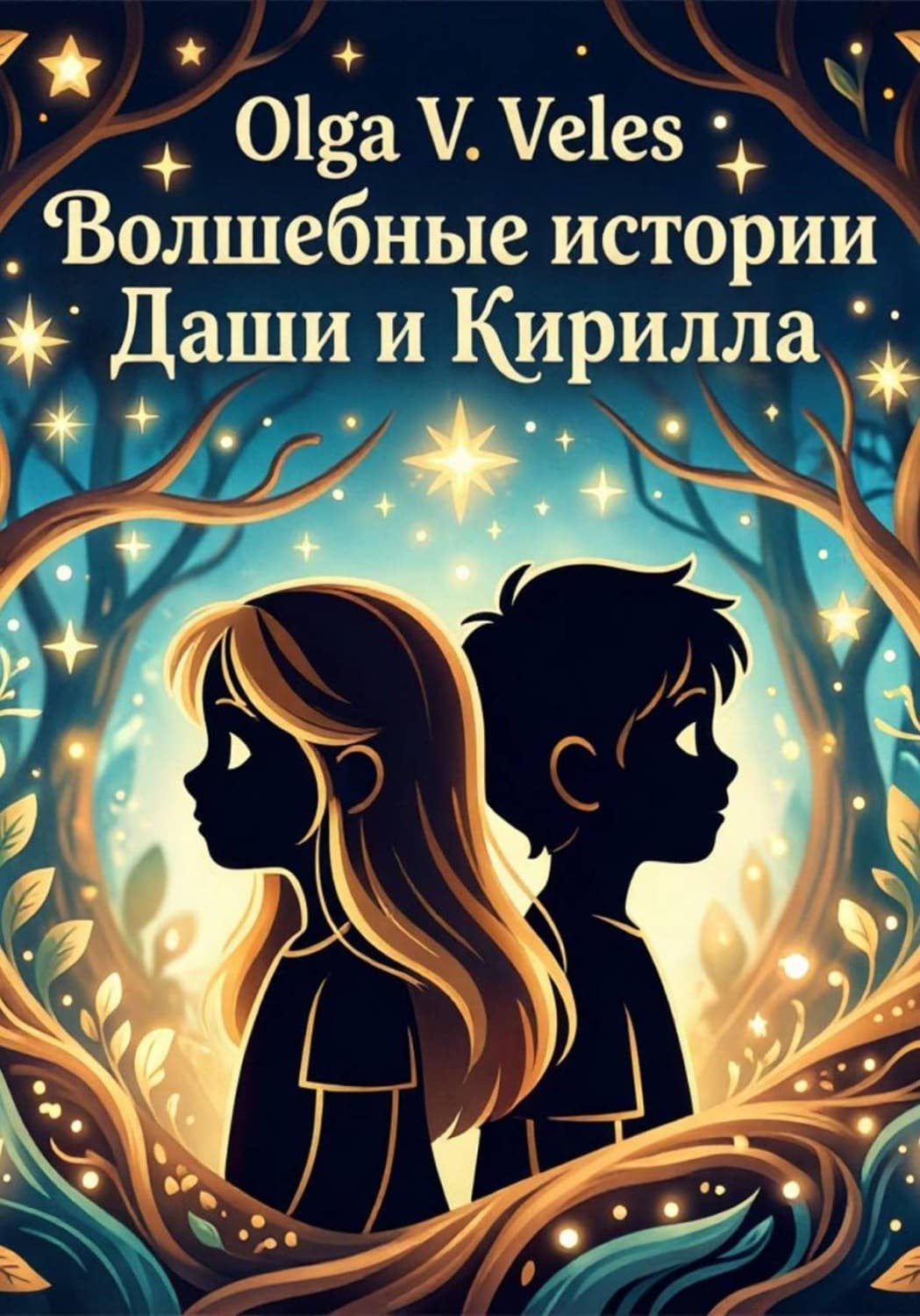 Обложка книги «Волшебные приключения Кирилла и Даши» — Олга В. Велес